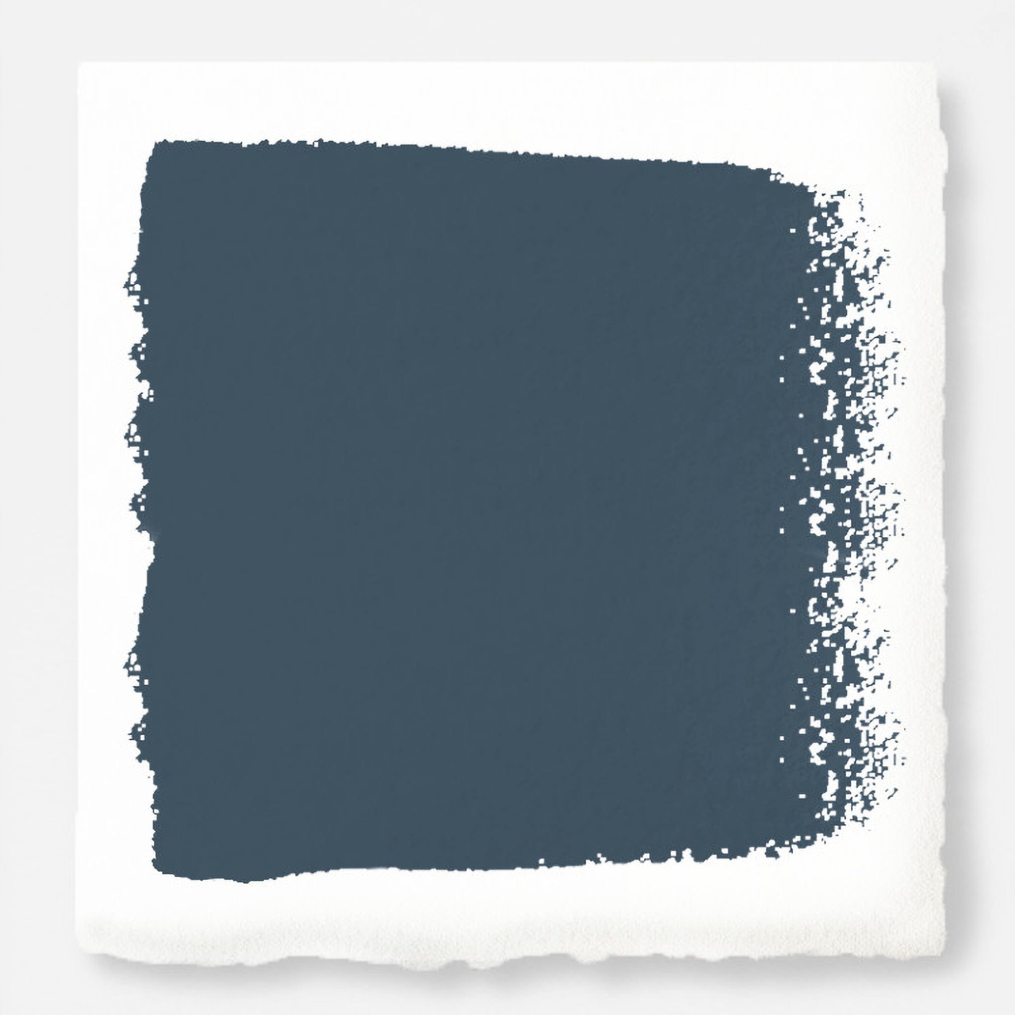 Denim blue slightly muted with gray and silver hues paint named bright future