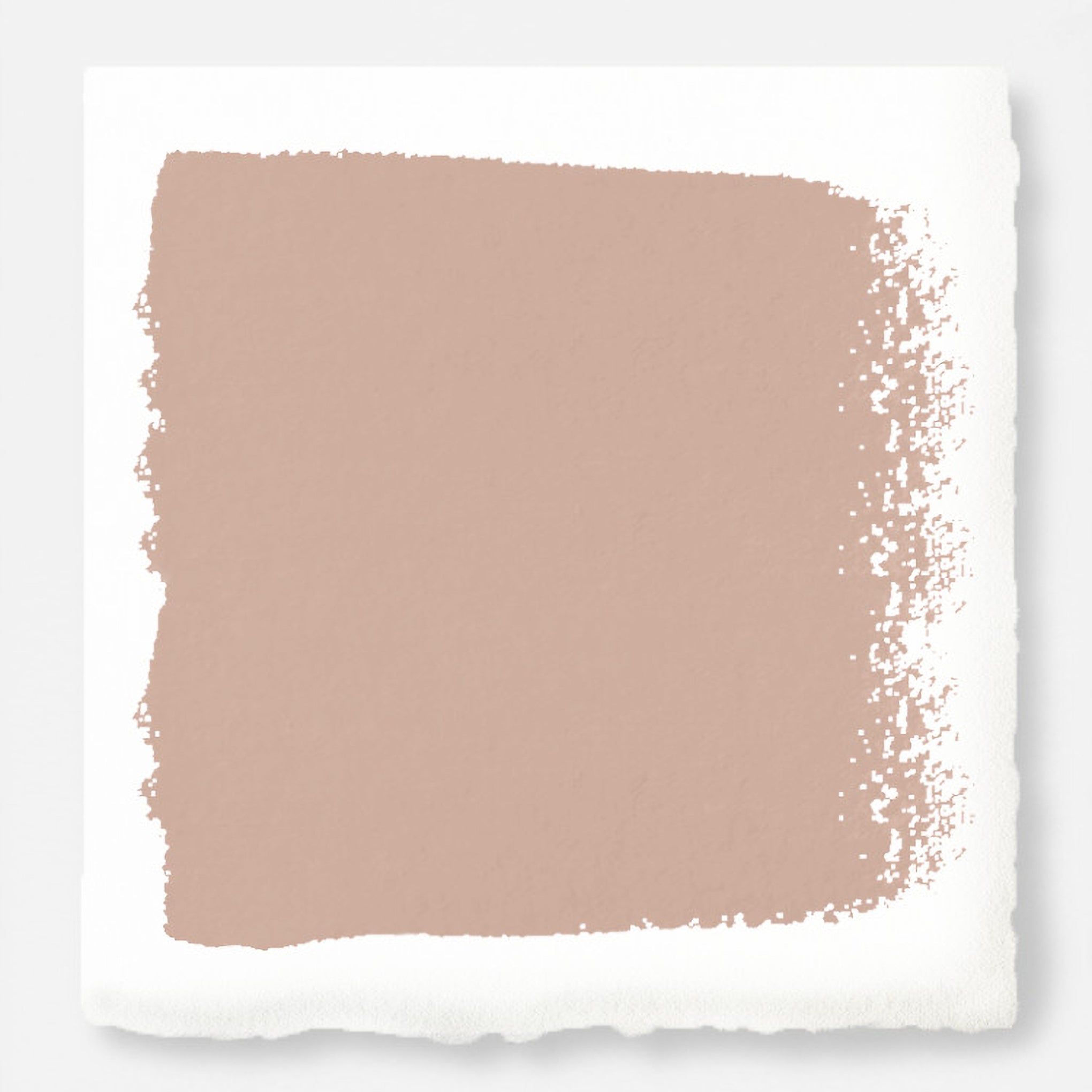 A dusty, subtle pink with a nostalgic tone paint named rosy pink