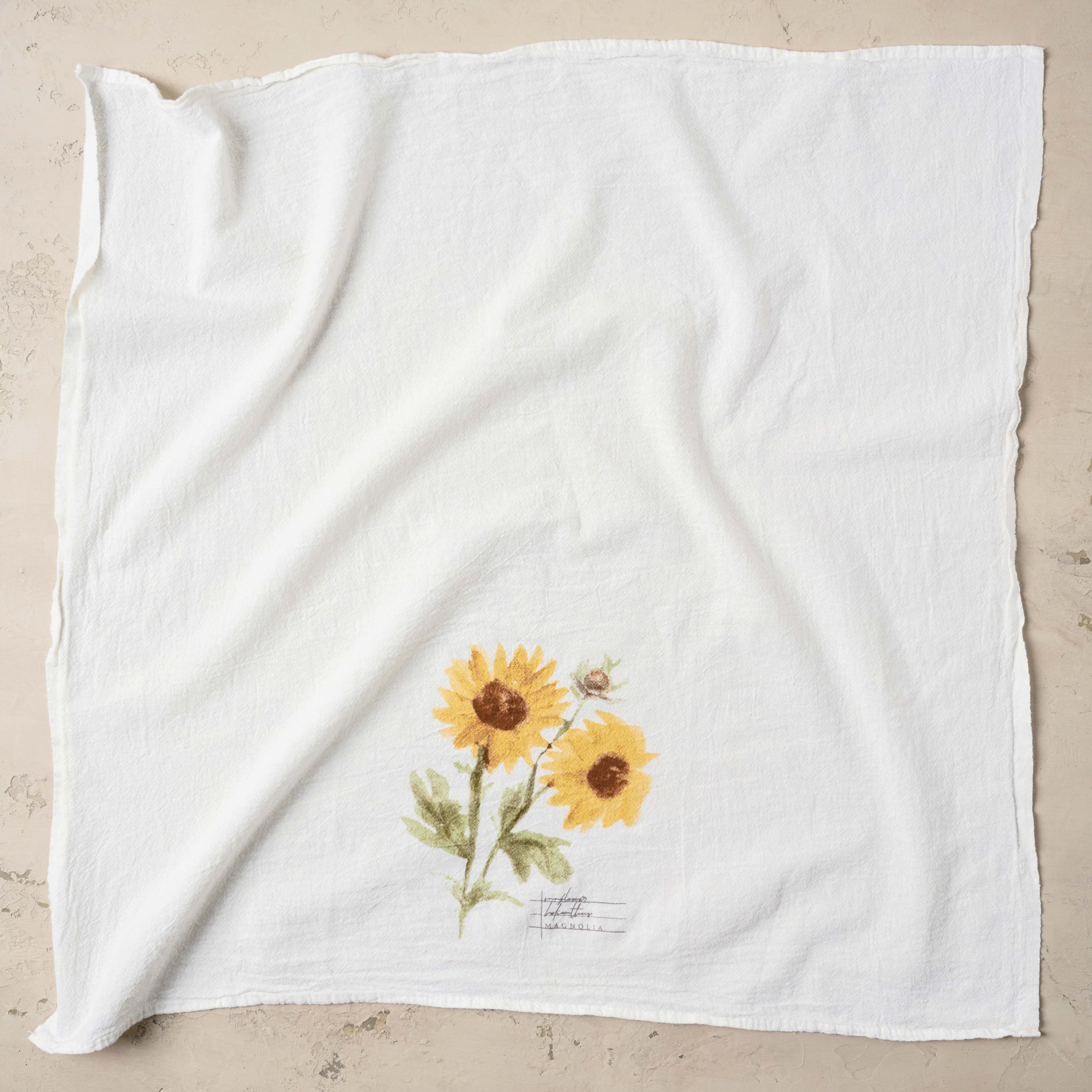 Sunflower Field Kitchen Tea Towel