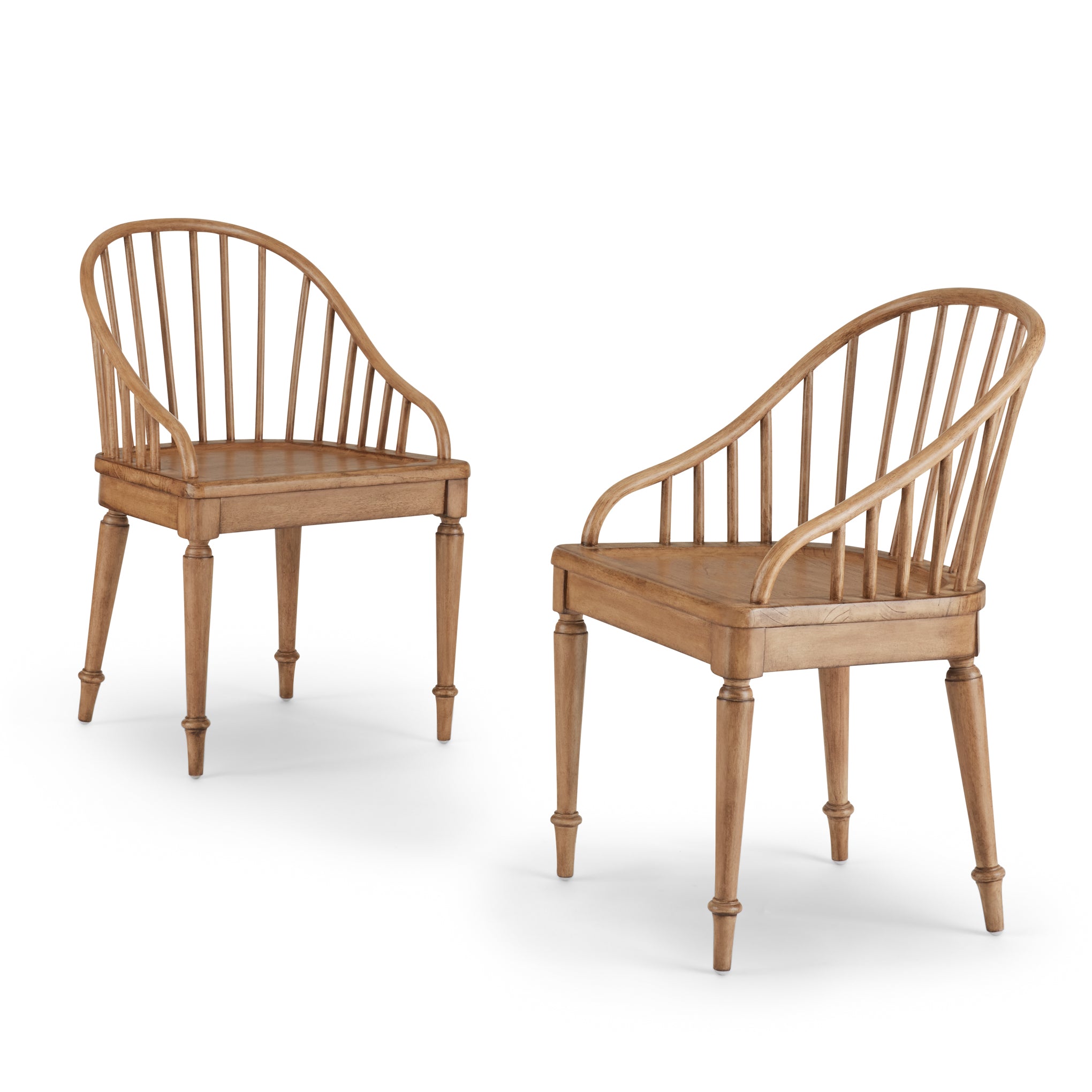 Carlotta Dining Chairs in vintage brown mahogany  $1199.00