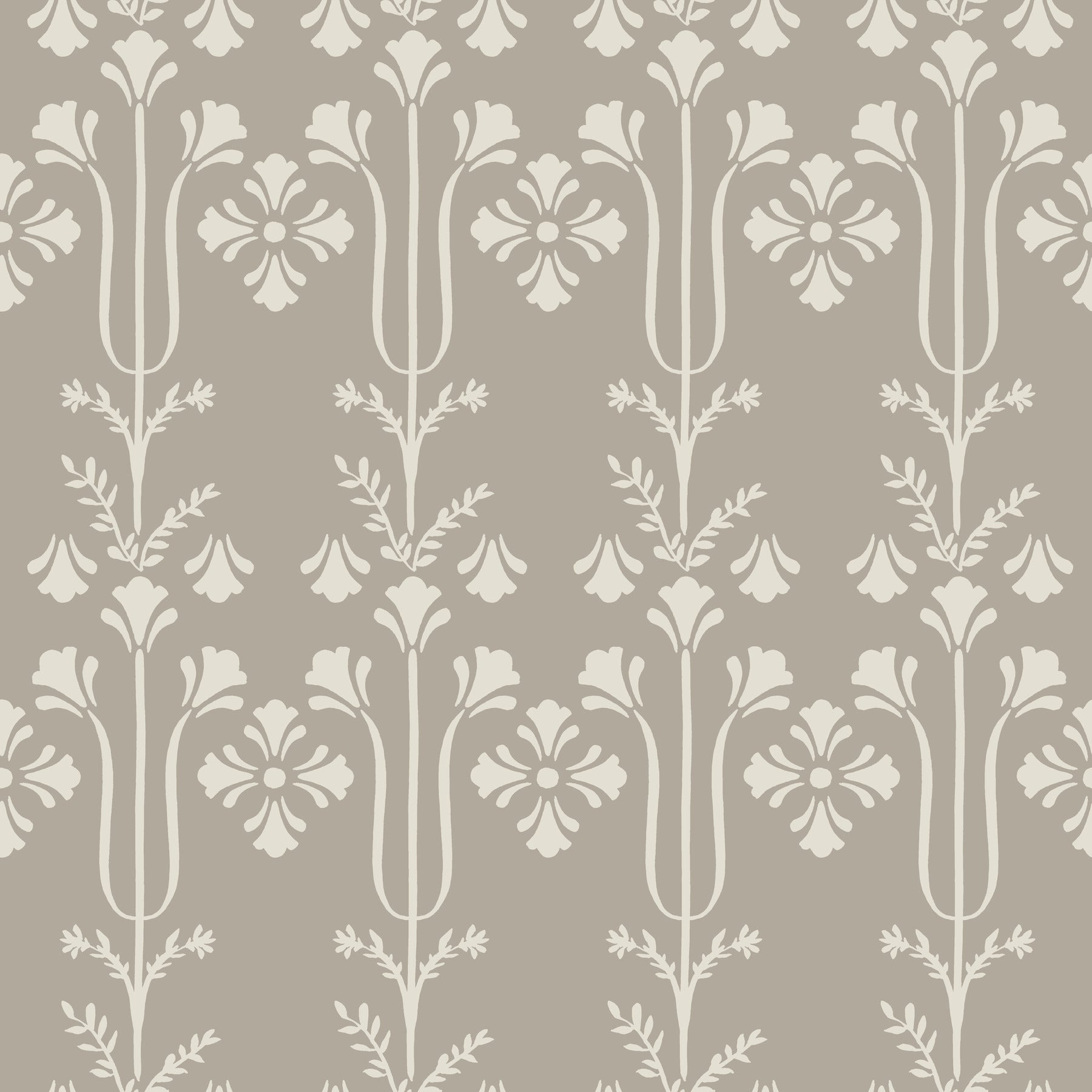 Lydia Wallpaper in Taupe