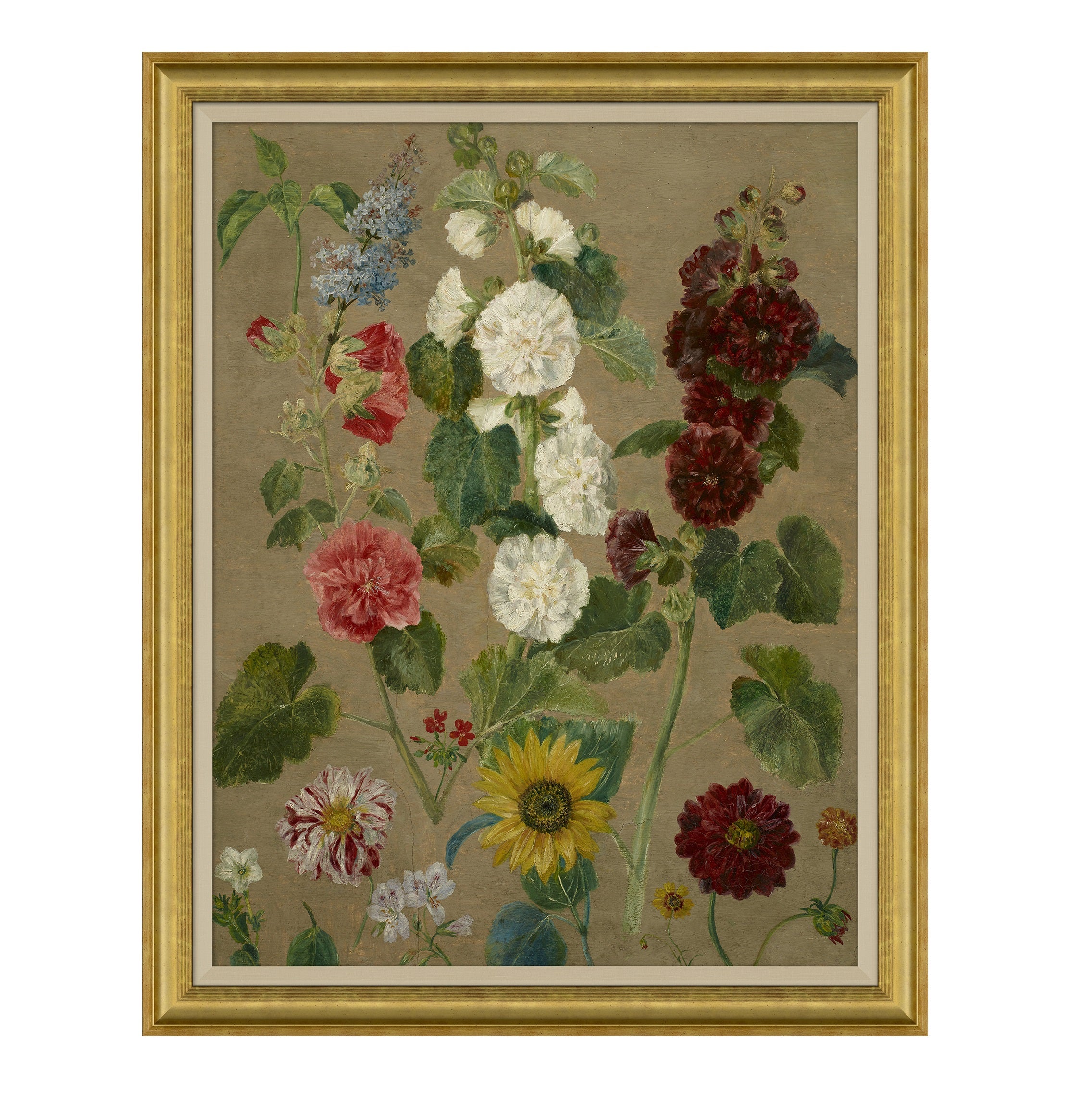 Framed wall art called Flowers in Bloom