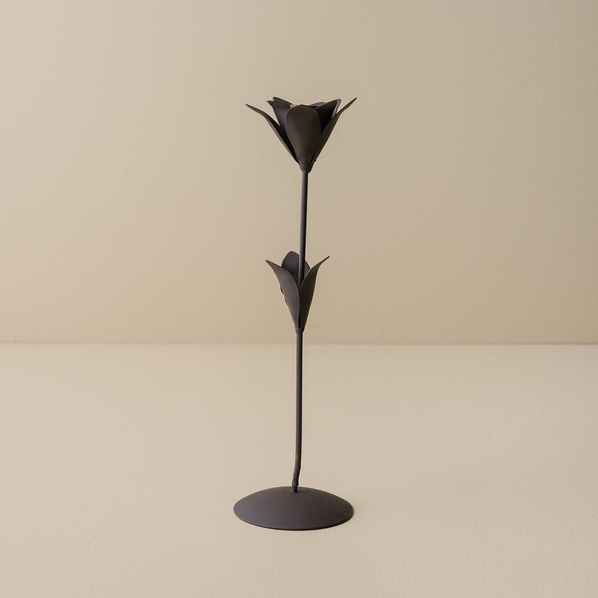 Tulip Iron Taper Holder tall