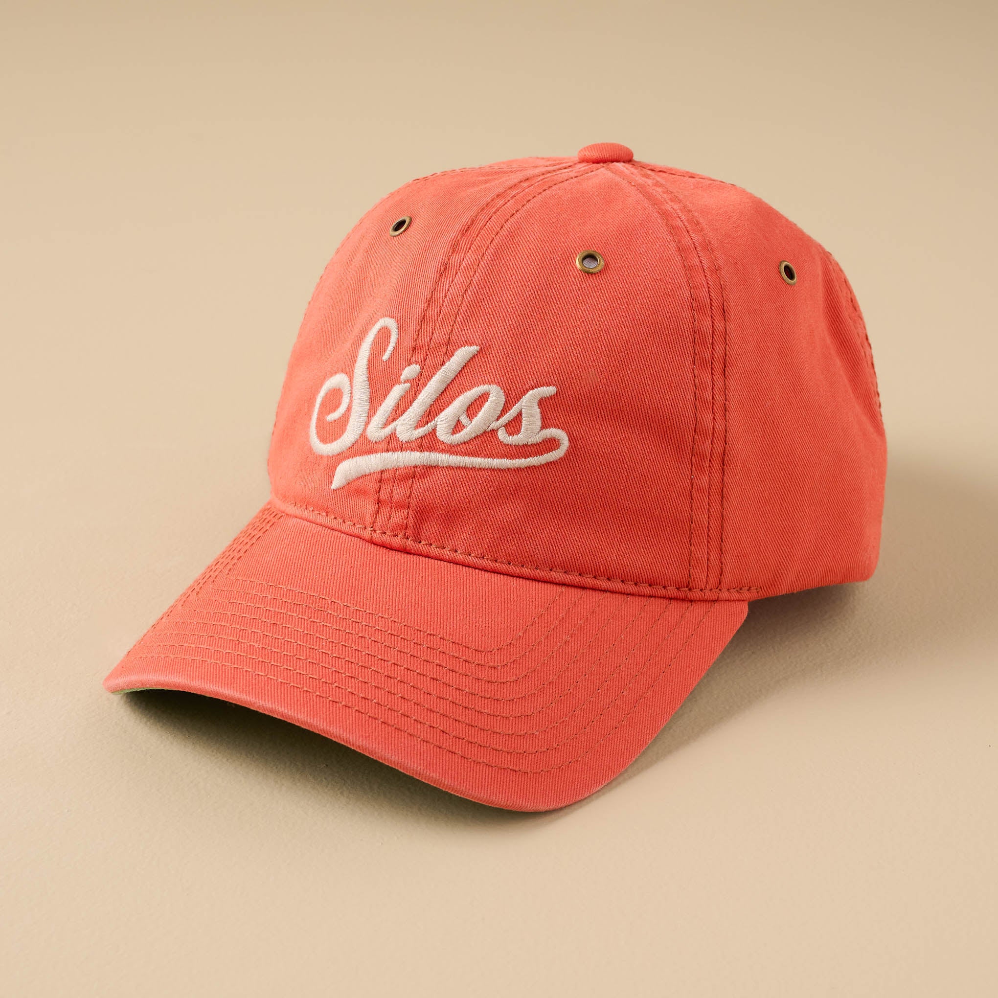 Silos Distressed Orange Baseball Hat$34.00