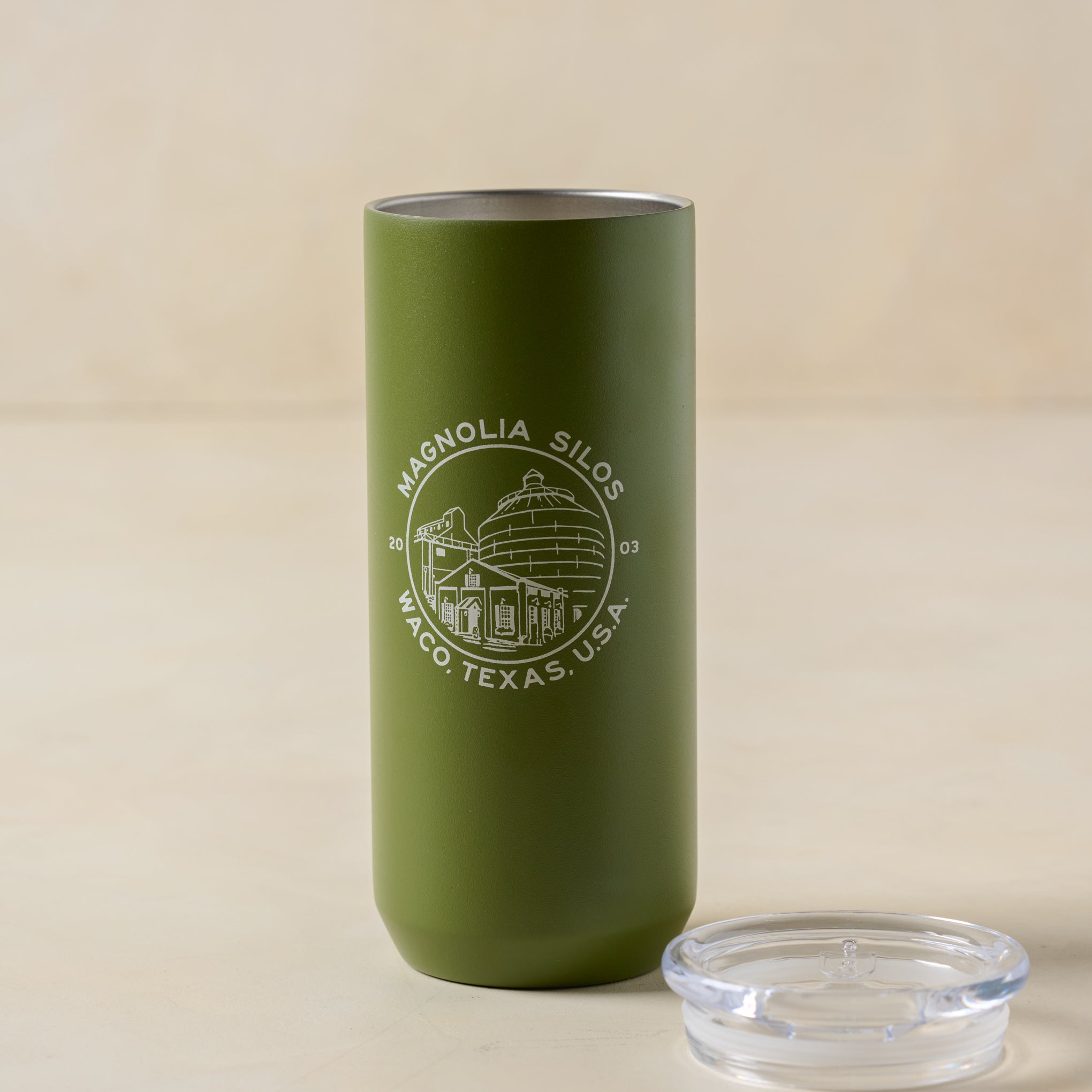 Magnolia Press Glass Tumbler - Magnolia