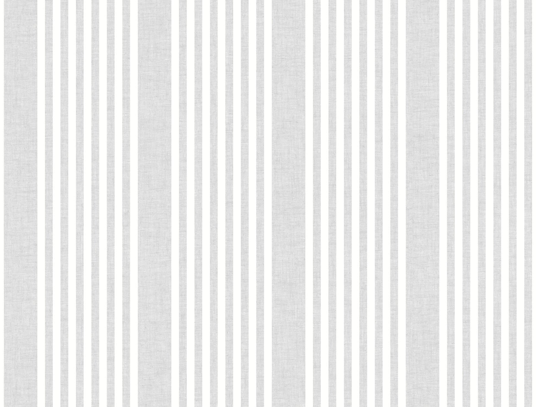 French Linen Stripe Wallpaper in arctic grey