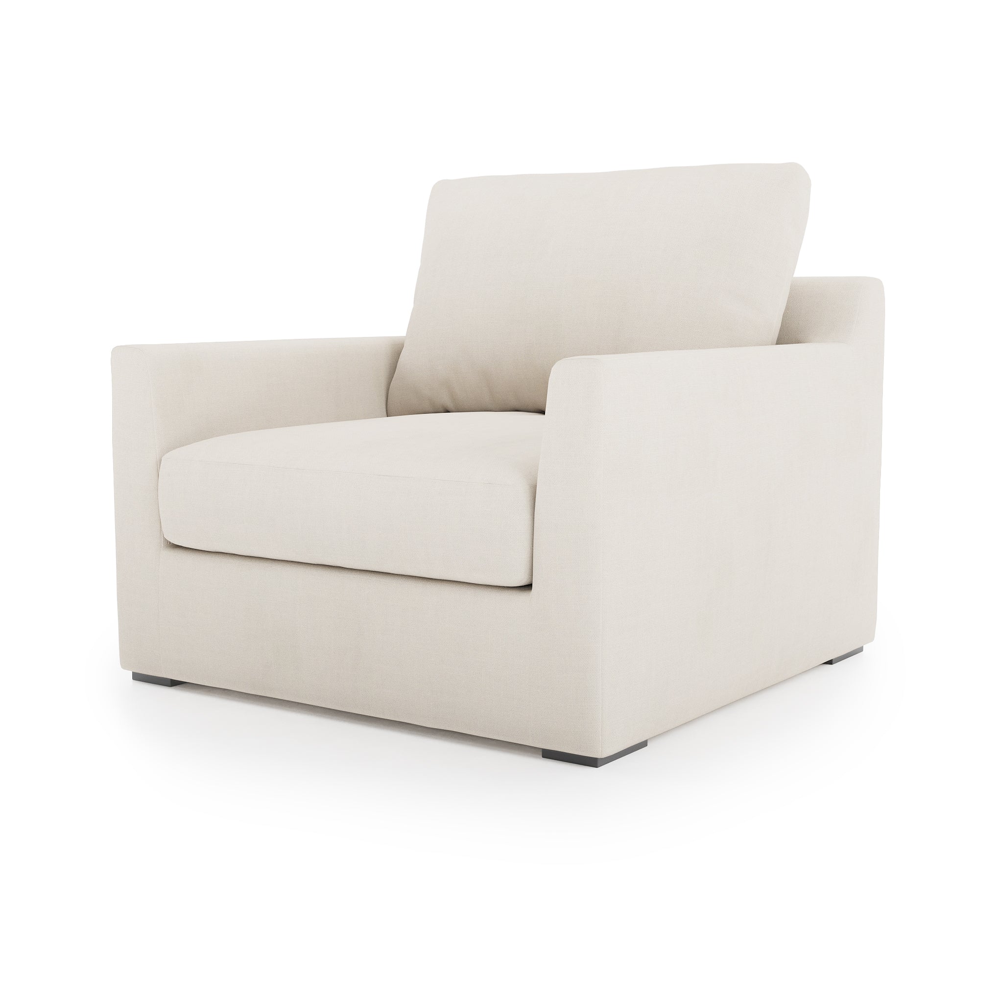 Serene Chair - ivory linen