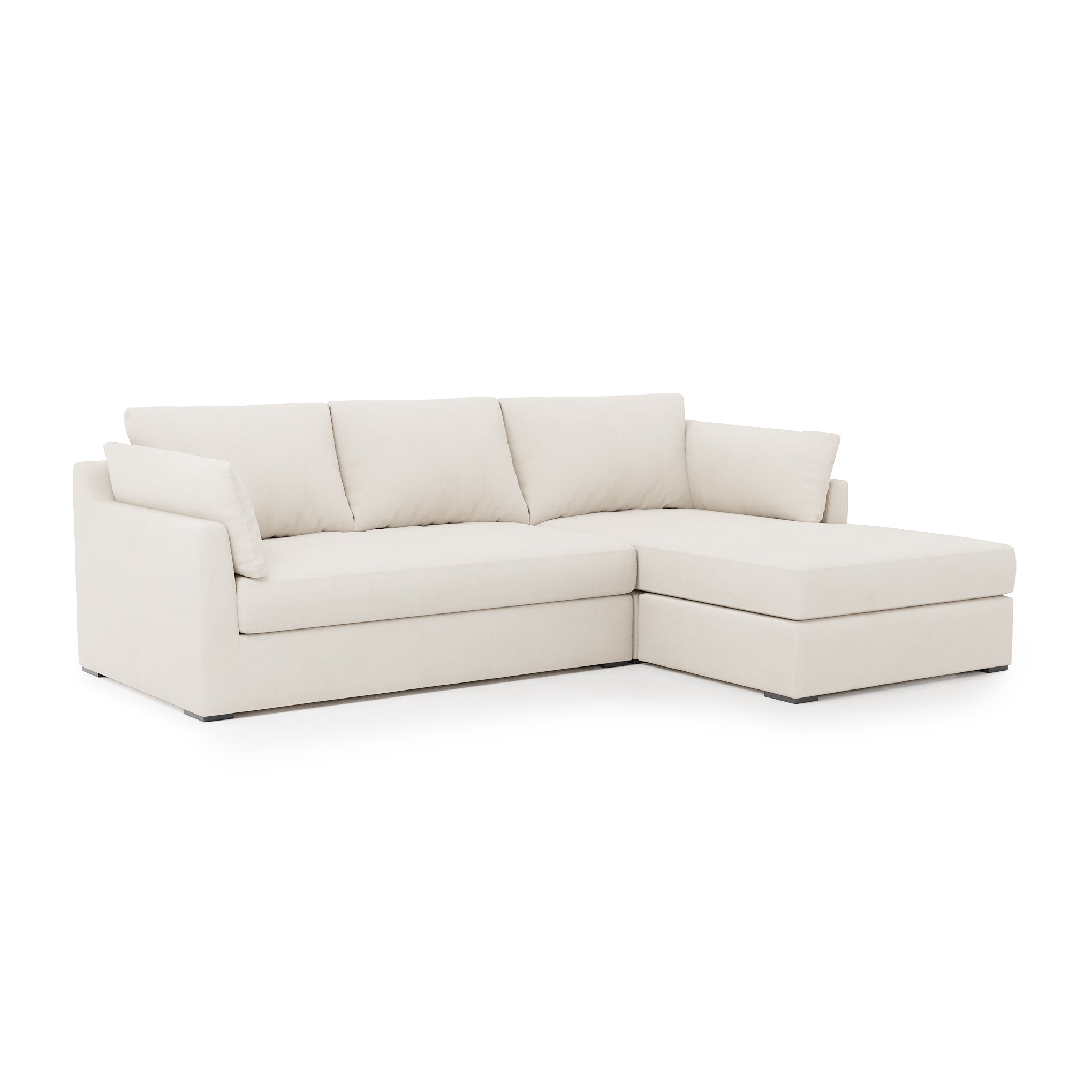 Serene 2 Piece Sectional - ivory linen