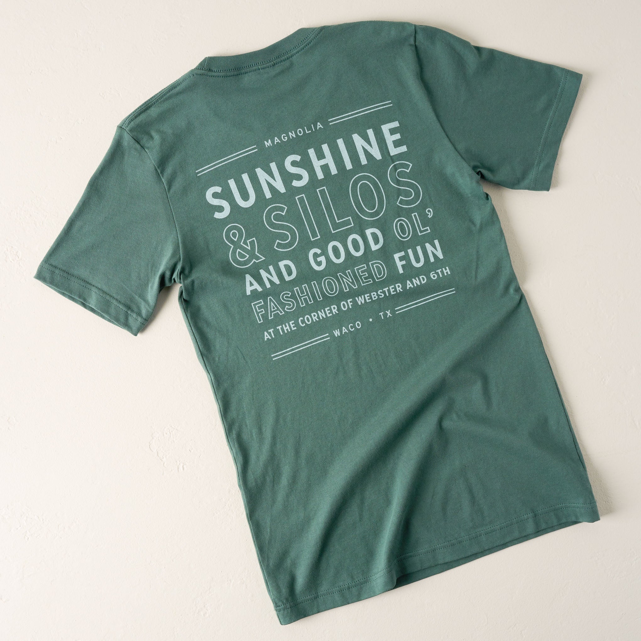 Sunshine Silos Fun Pine Shirt back of shirt On sale for $25.60, discounted from $32.00