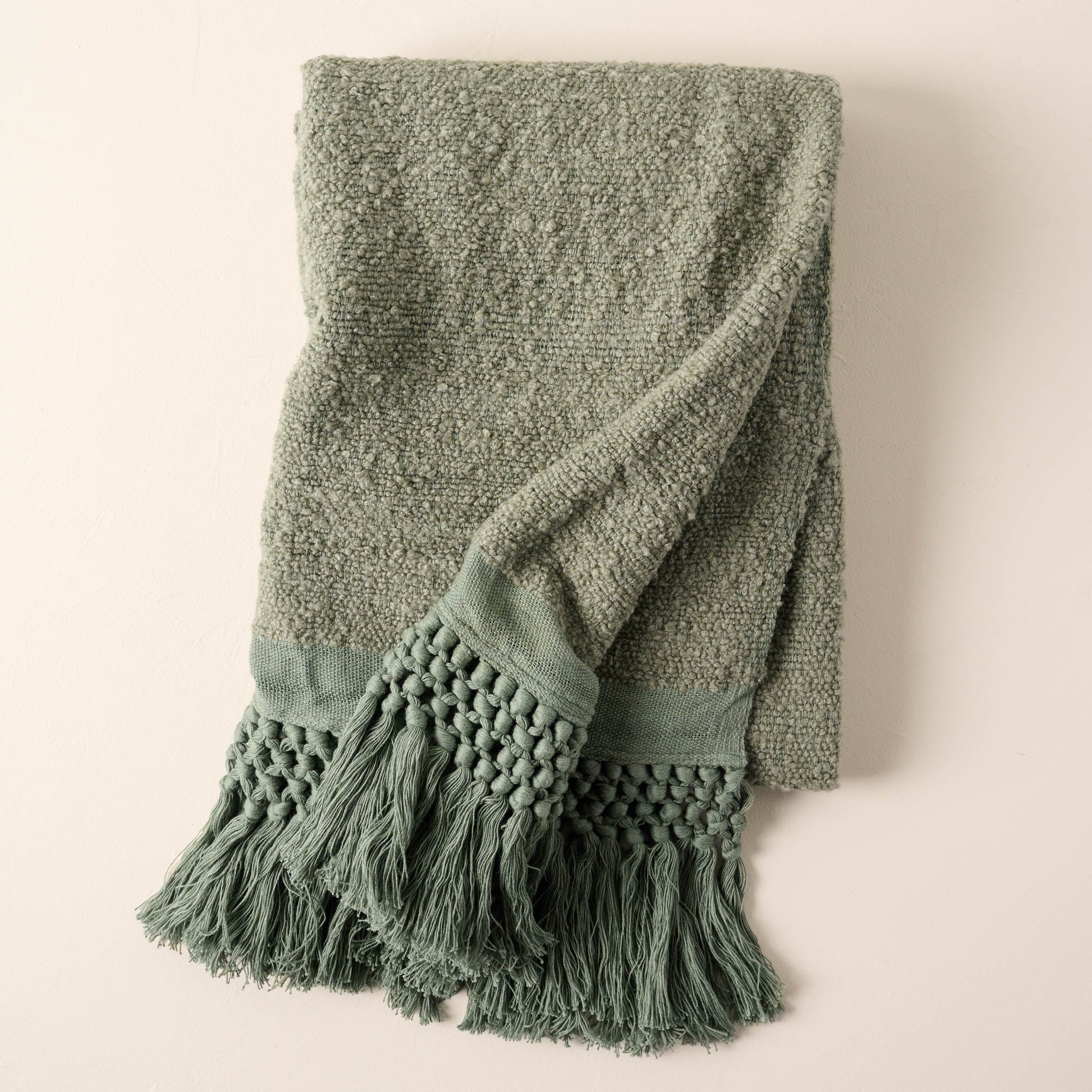 Seagrass Essential Tassel Throw $98.00