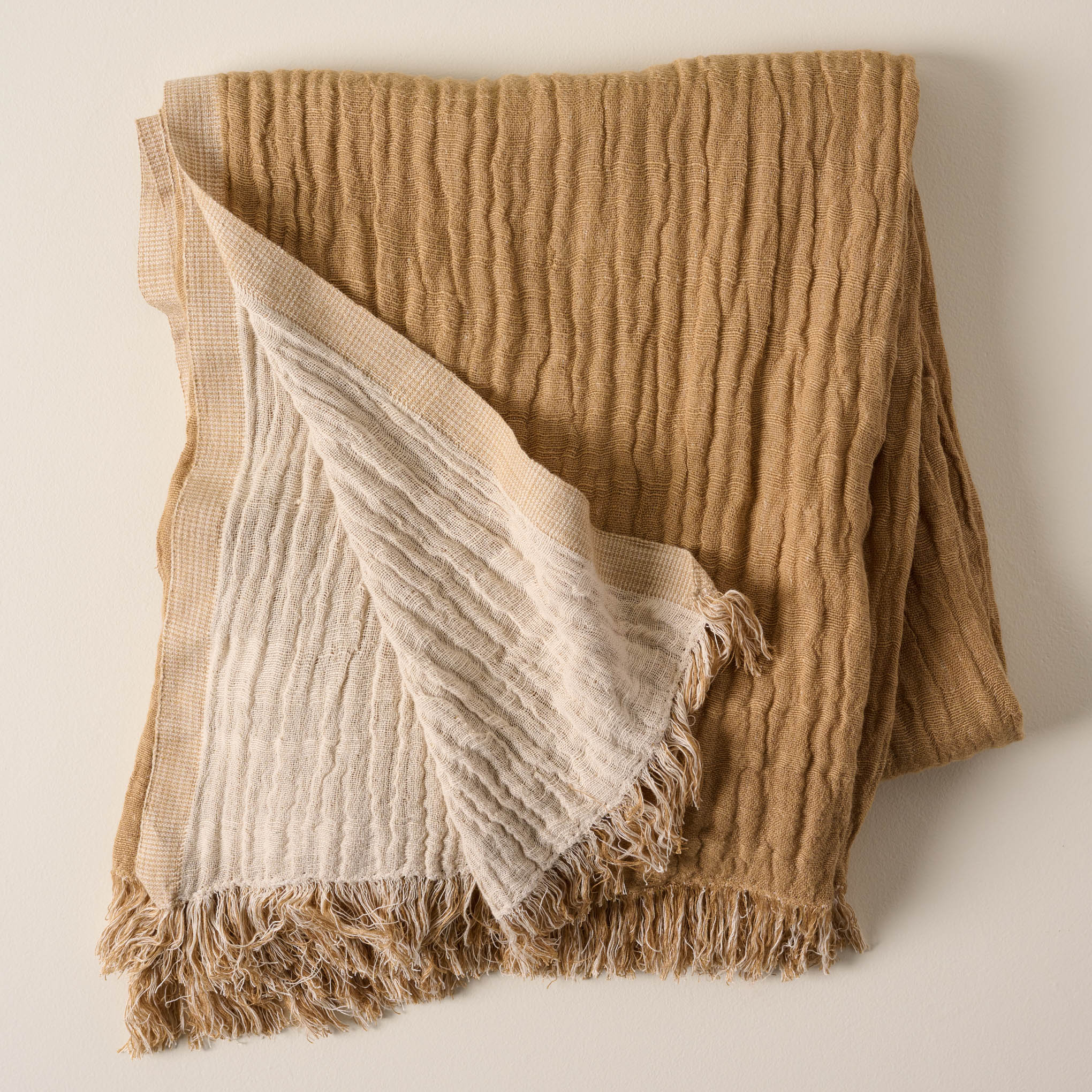 Wheat Cotton Cloud Oversized Throw