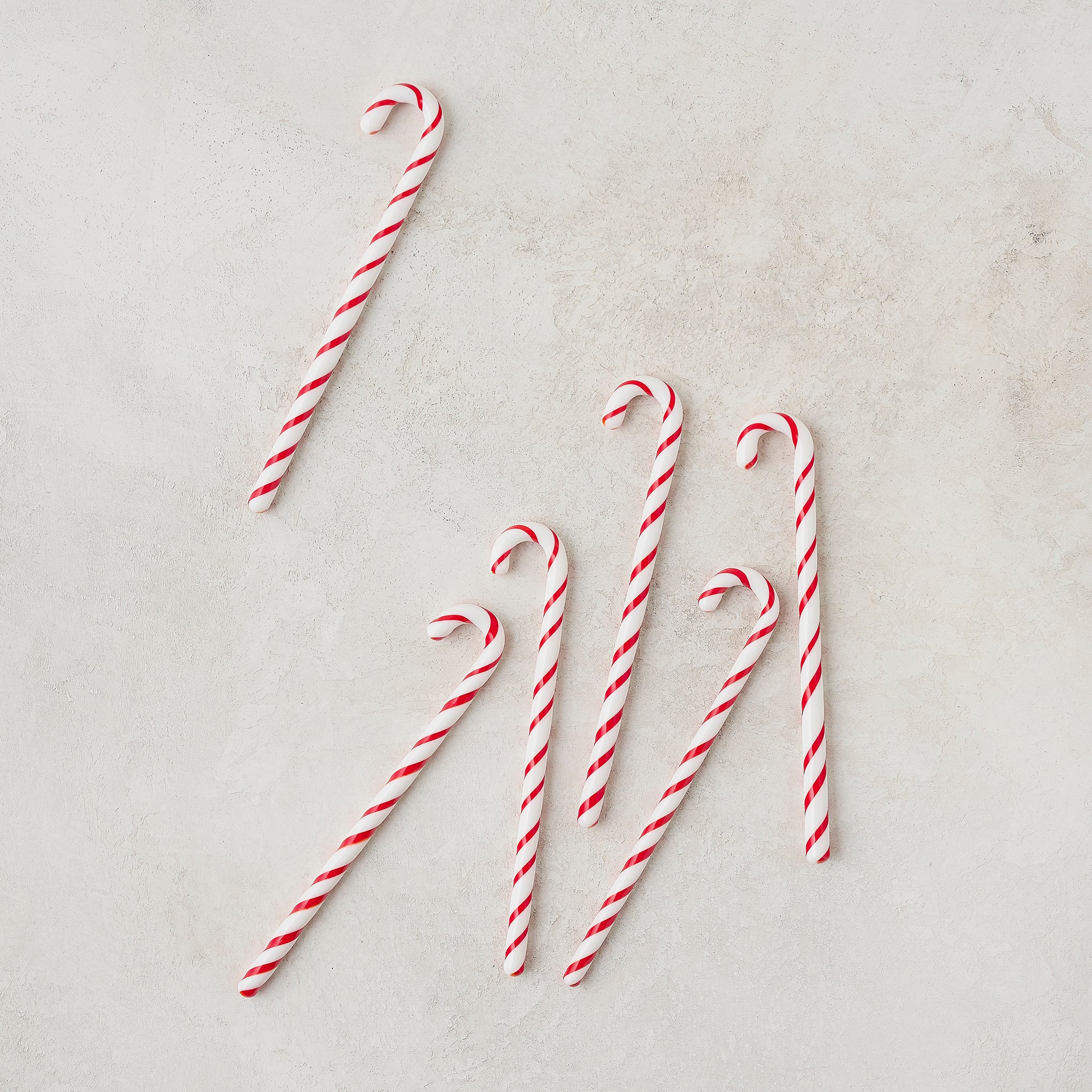 Candy Cane Cocktail Stirrer Set of Six