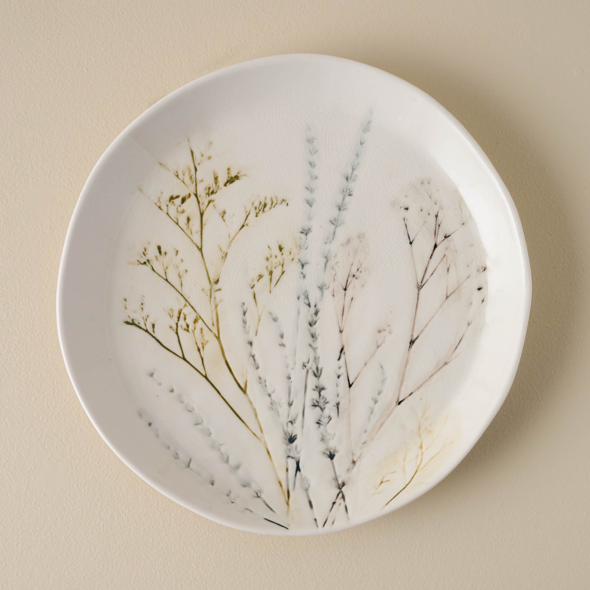 Pressed Floral Plate - dinner On sale for $12.80, discounted from $16.00