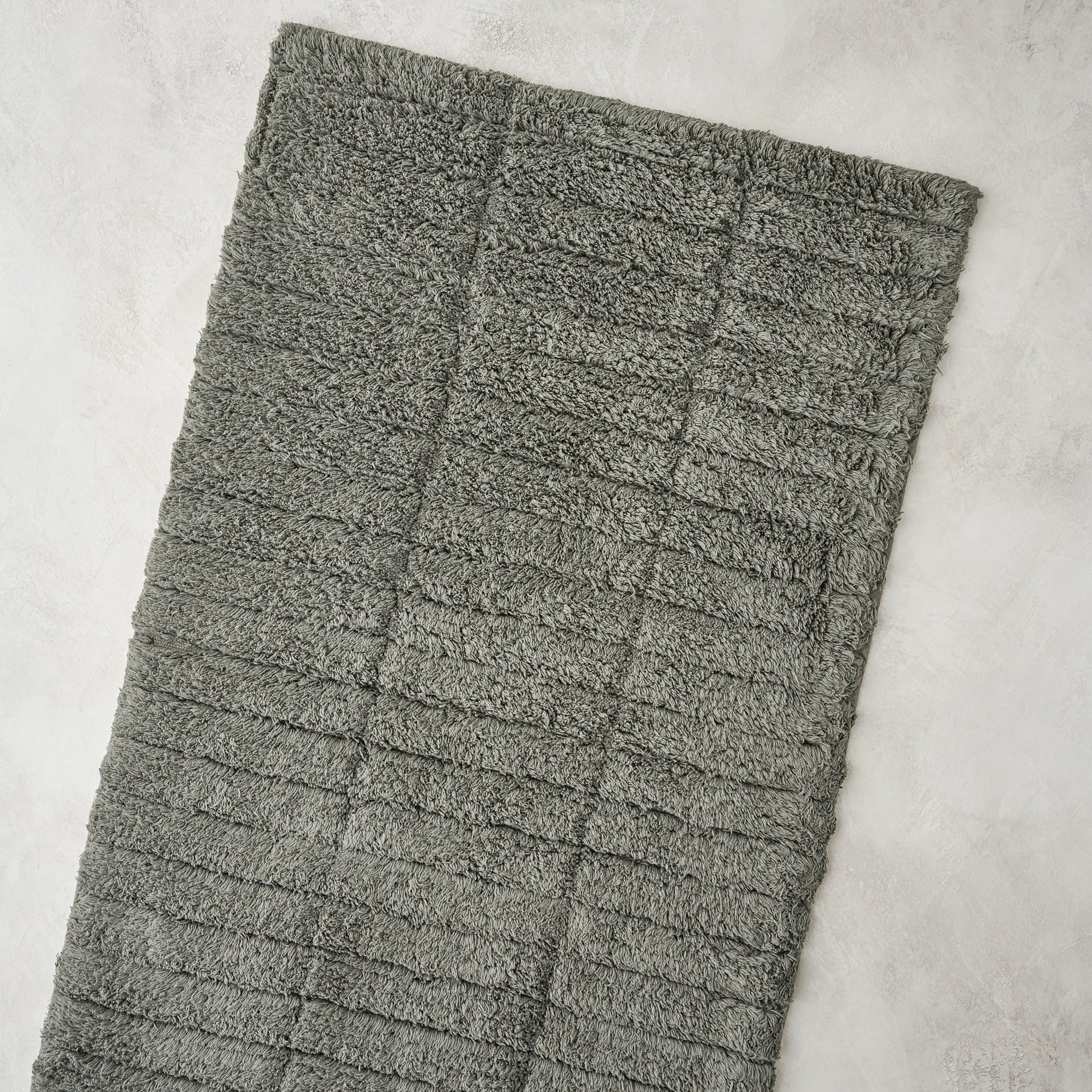 Olive Green Zone Bath Mat