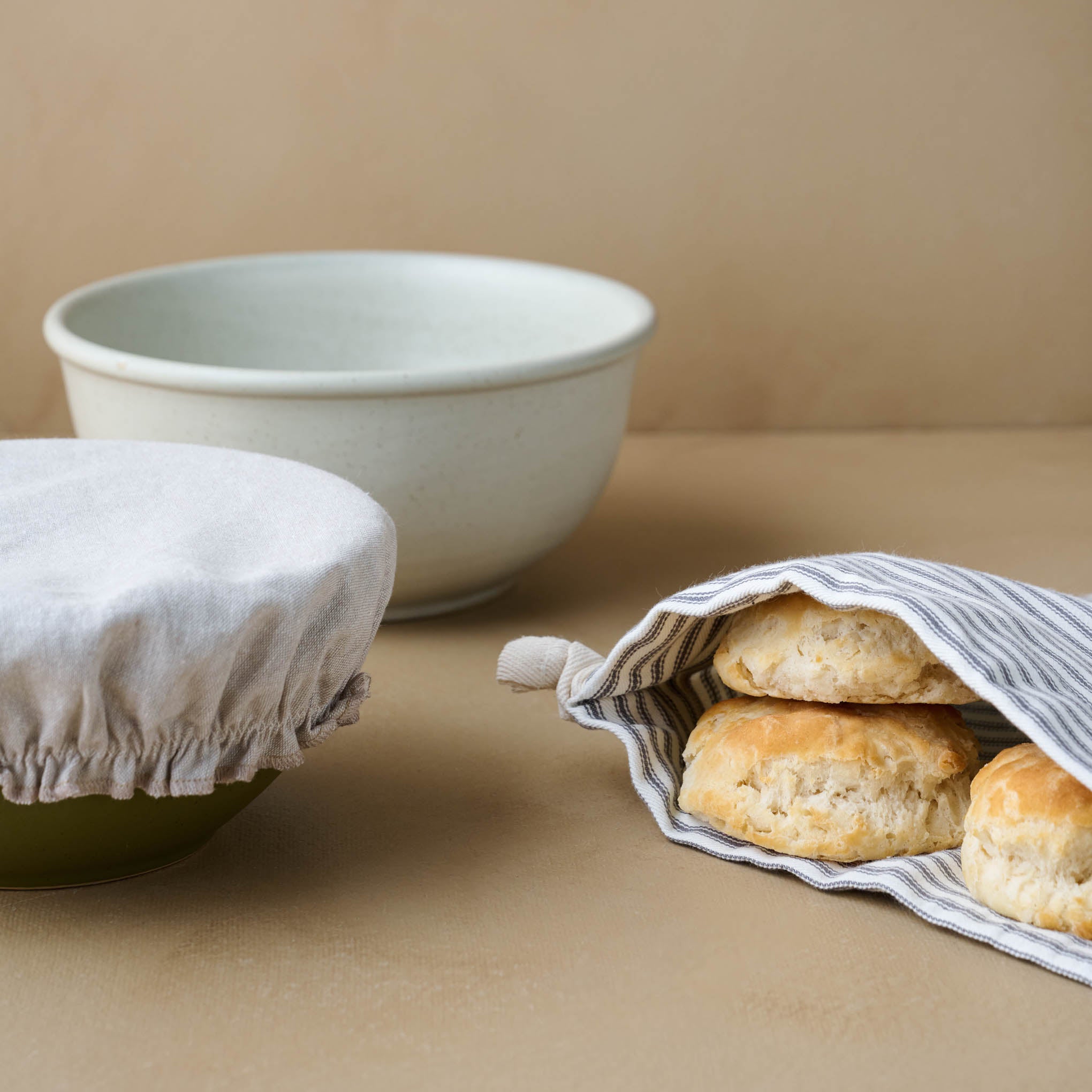 Bread Bowl Cover & Bag Set - Magnolia