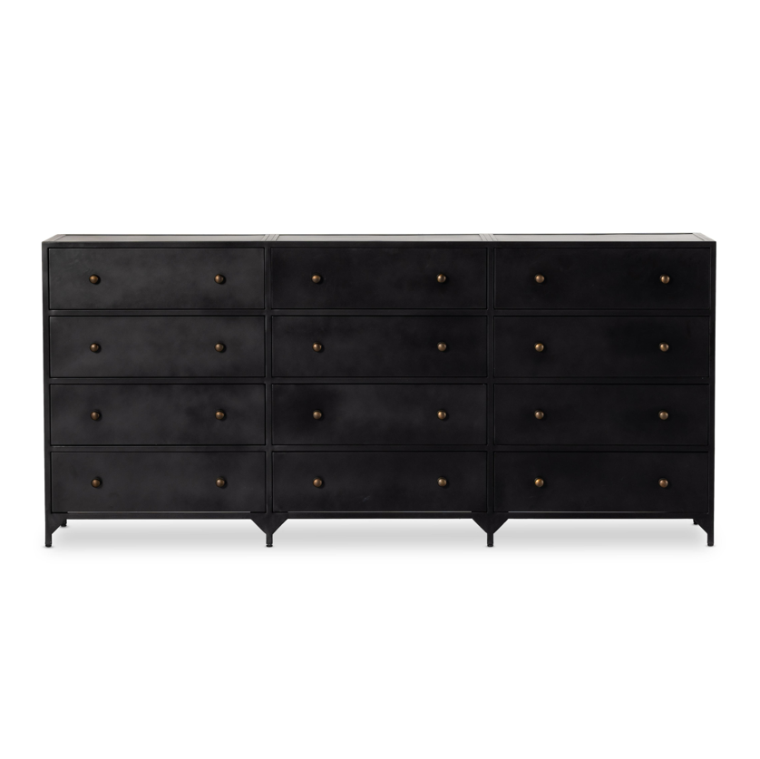 Brady 12 Drawer Dresser front view On sale for $3119.20, discounted from $3899.00