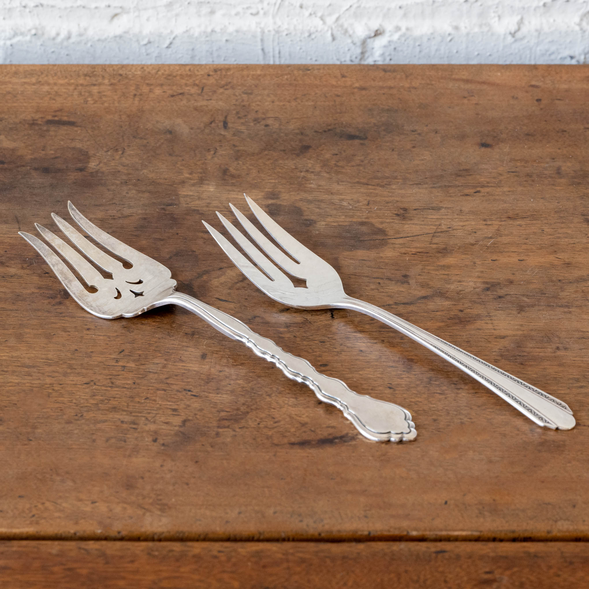 Vintage Serving Forks Set of Two