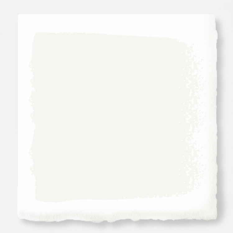 A pure white trim and cabinetry paint