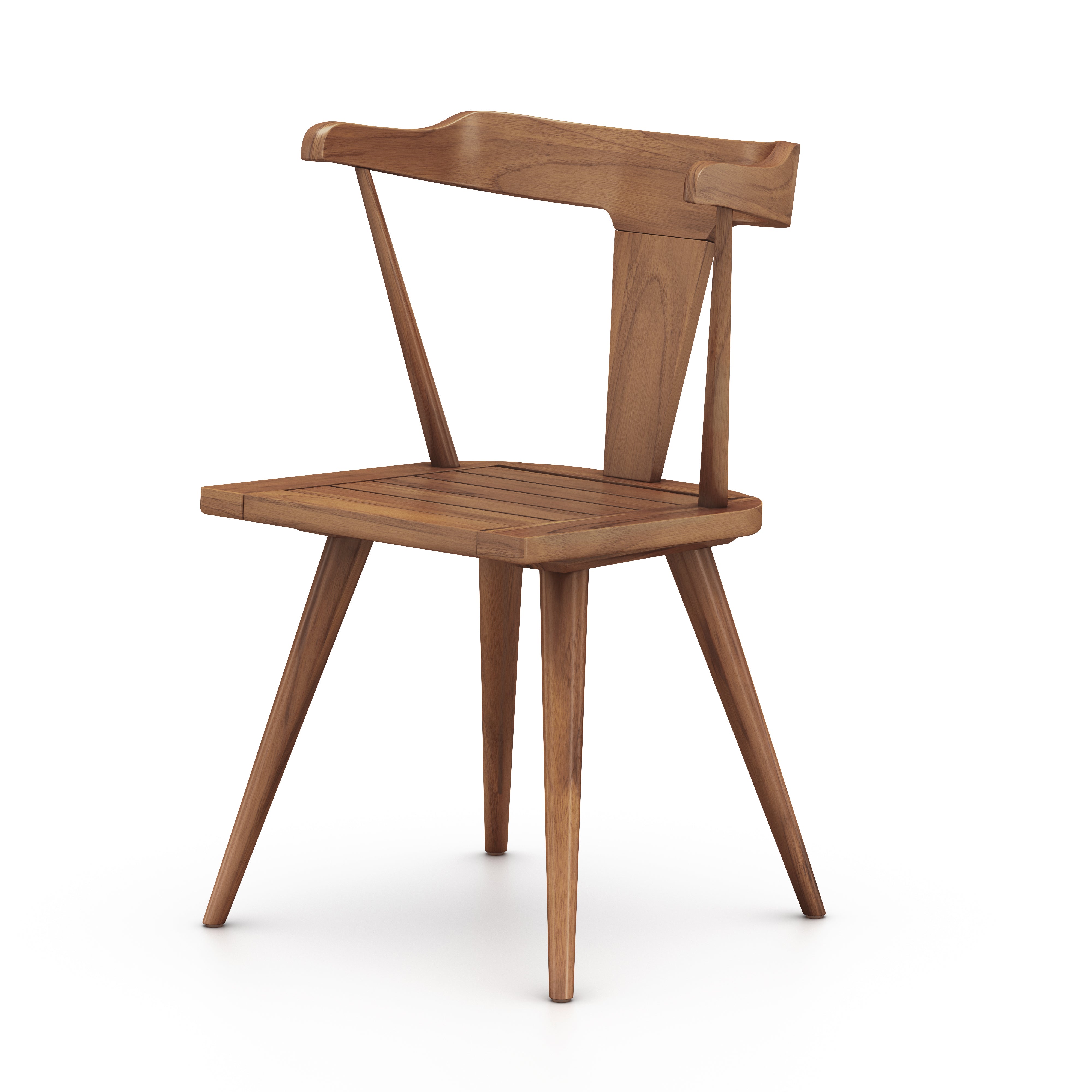 elliott teak wood dining chair for magnolia $449.00