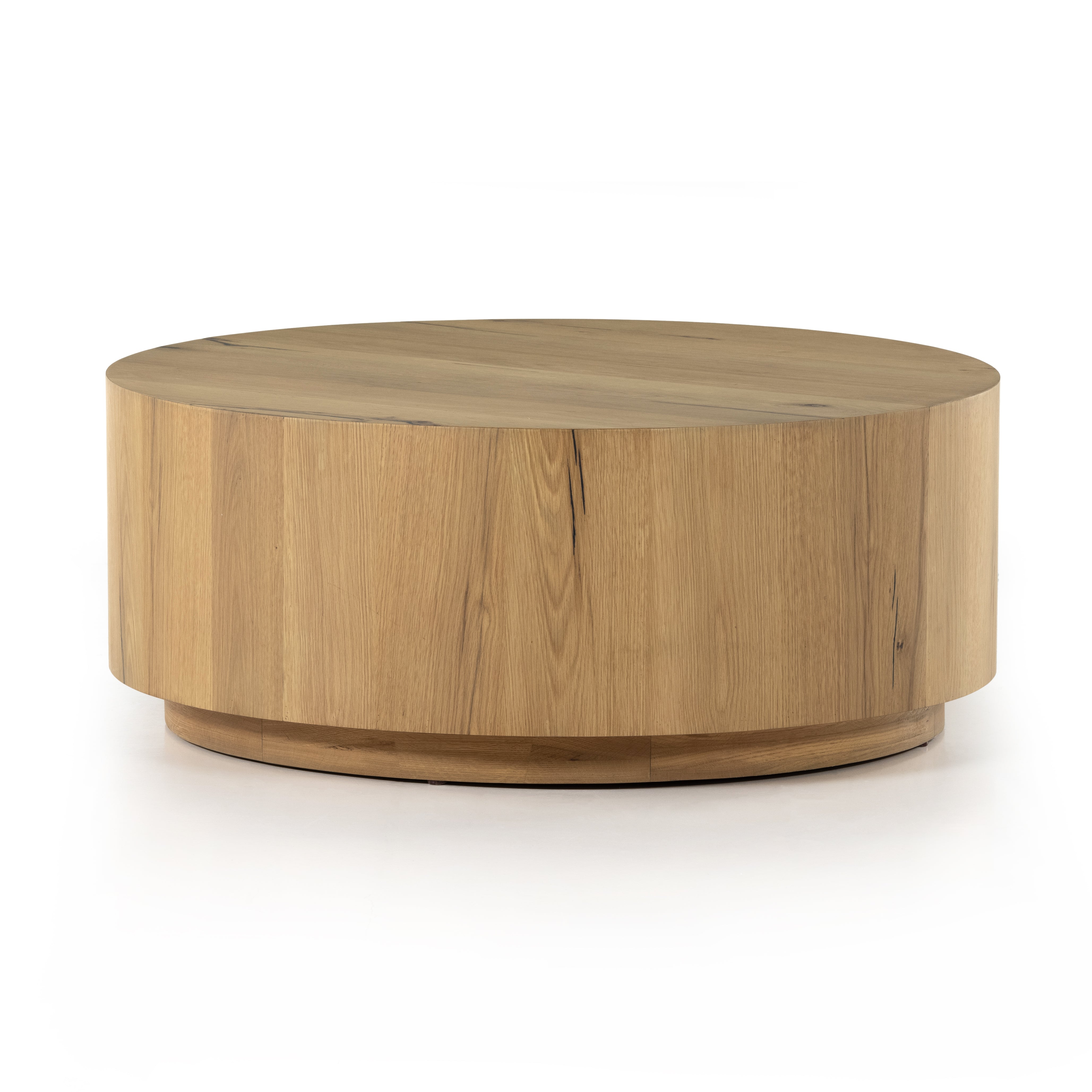 asher round oak veneer coffee table exclusive for magnolia