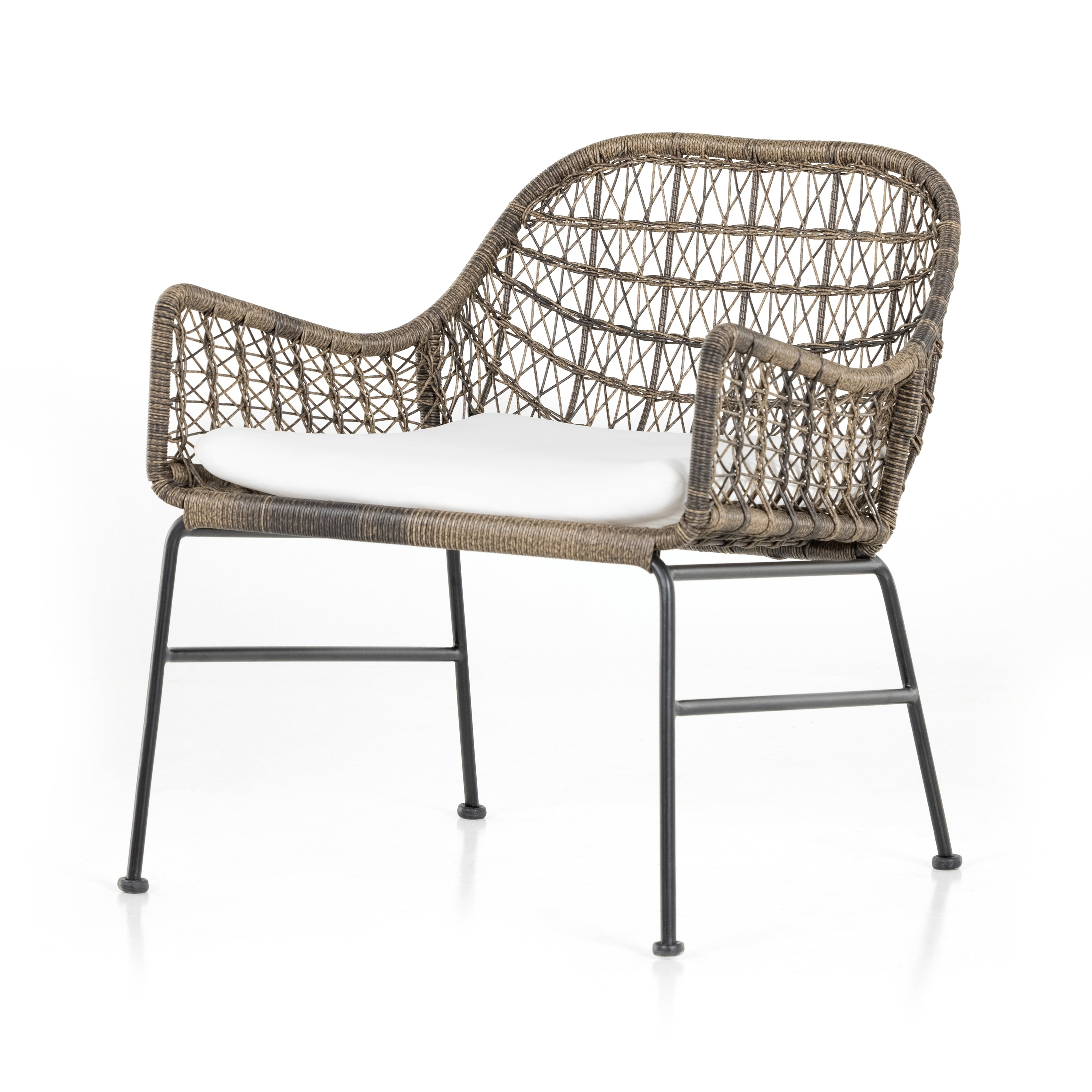 sylvie wicker outdoor cushioned club chair for magnolia $749.00