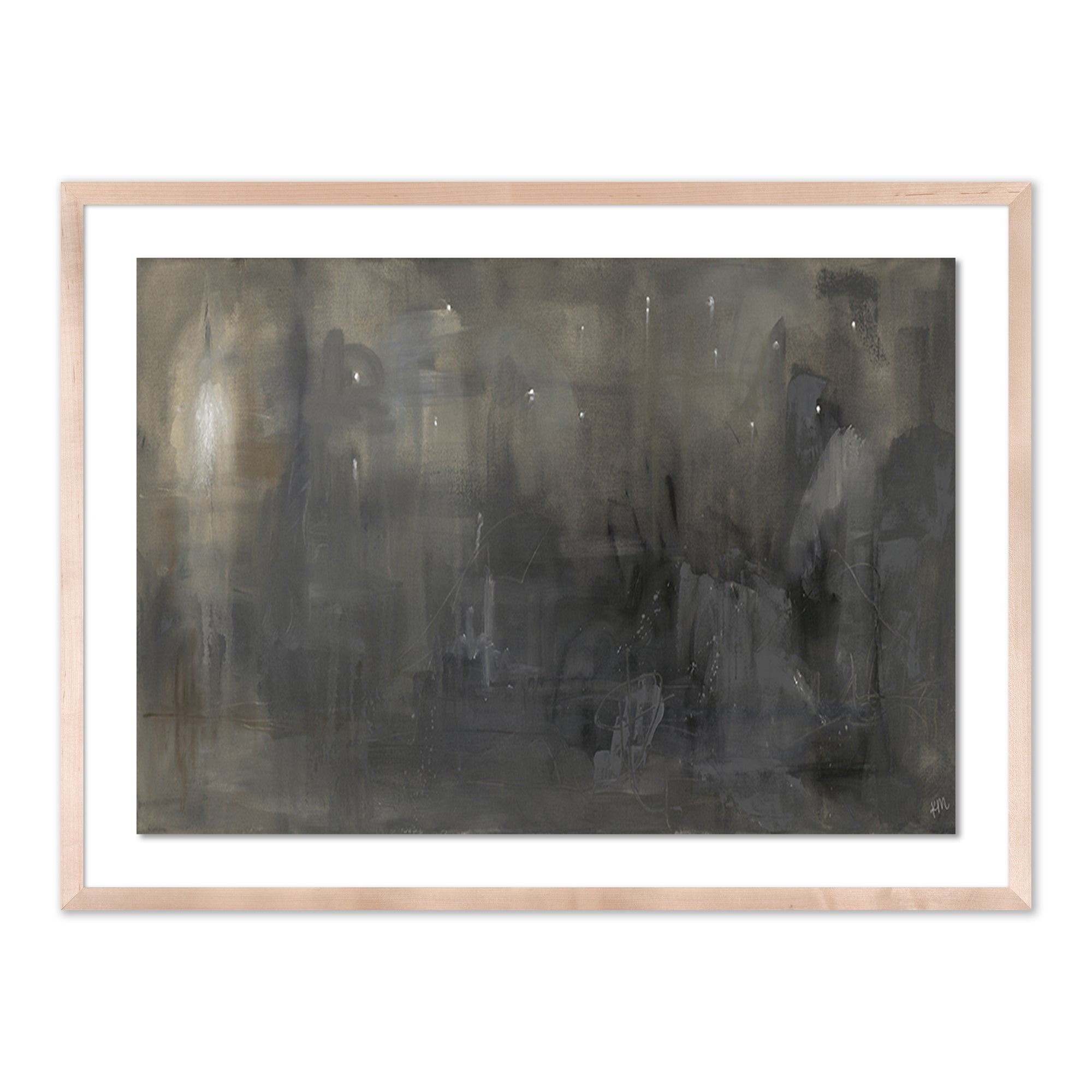 Framed art called Night Divine by Katie Mulder is Inspired by a night sky in the countryside $588.00