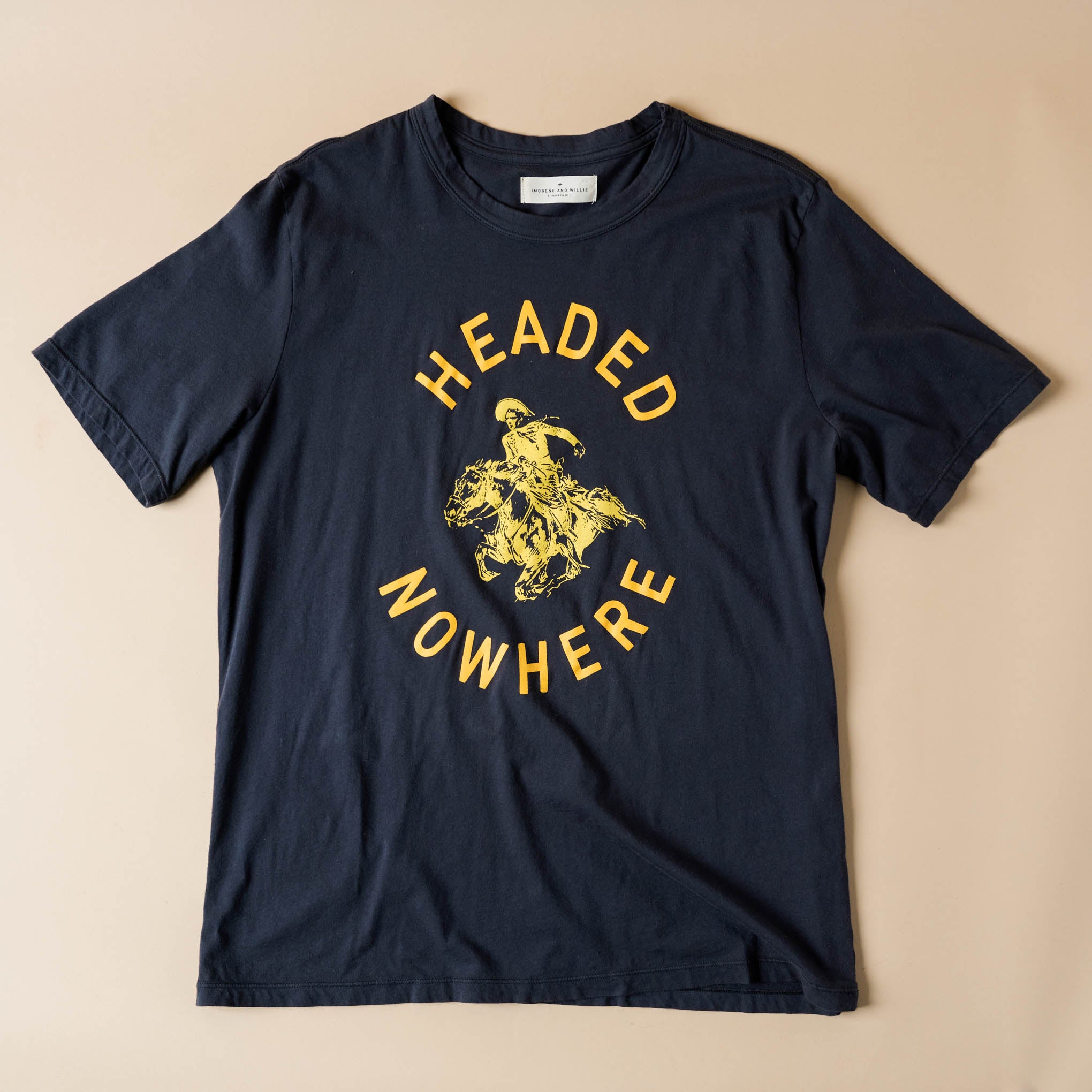 Imogene & Willie "Headed Nowhere" Tee Front View On sale for $54.40, discounted from $68.00