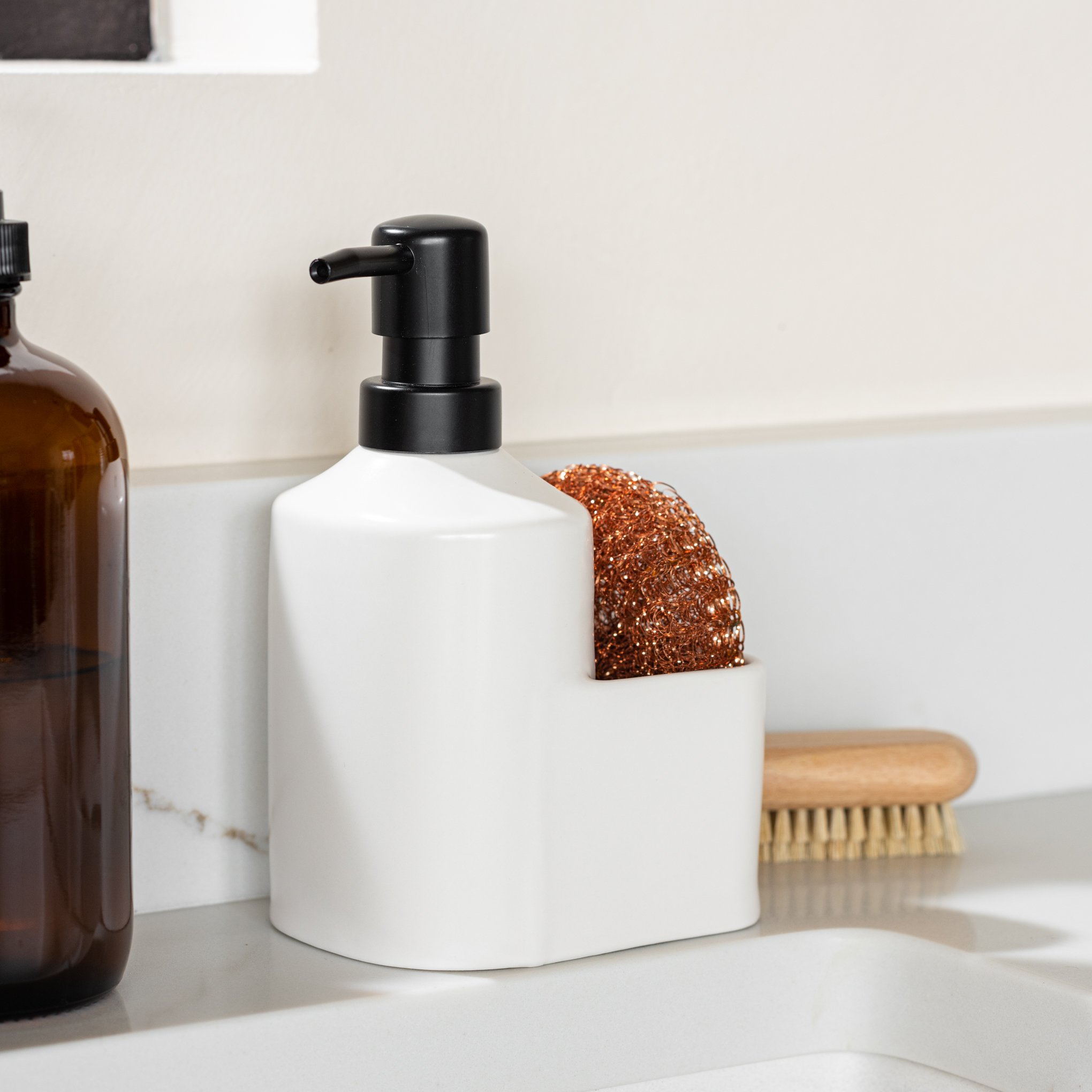 Kitchen Soap And Sponge Caddy