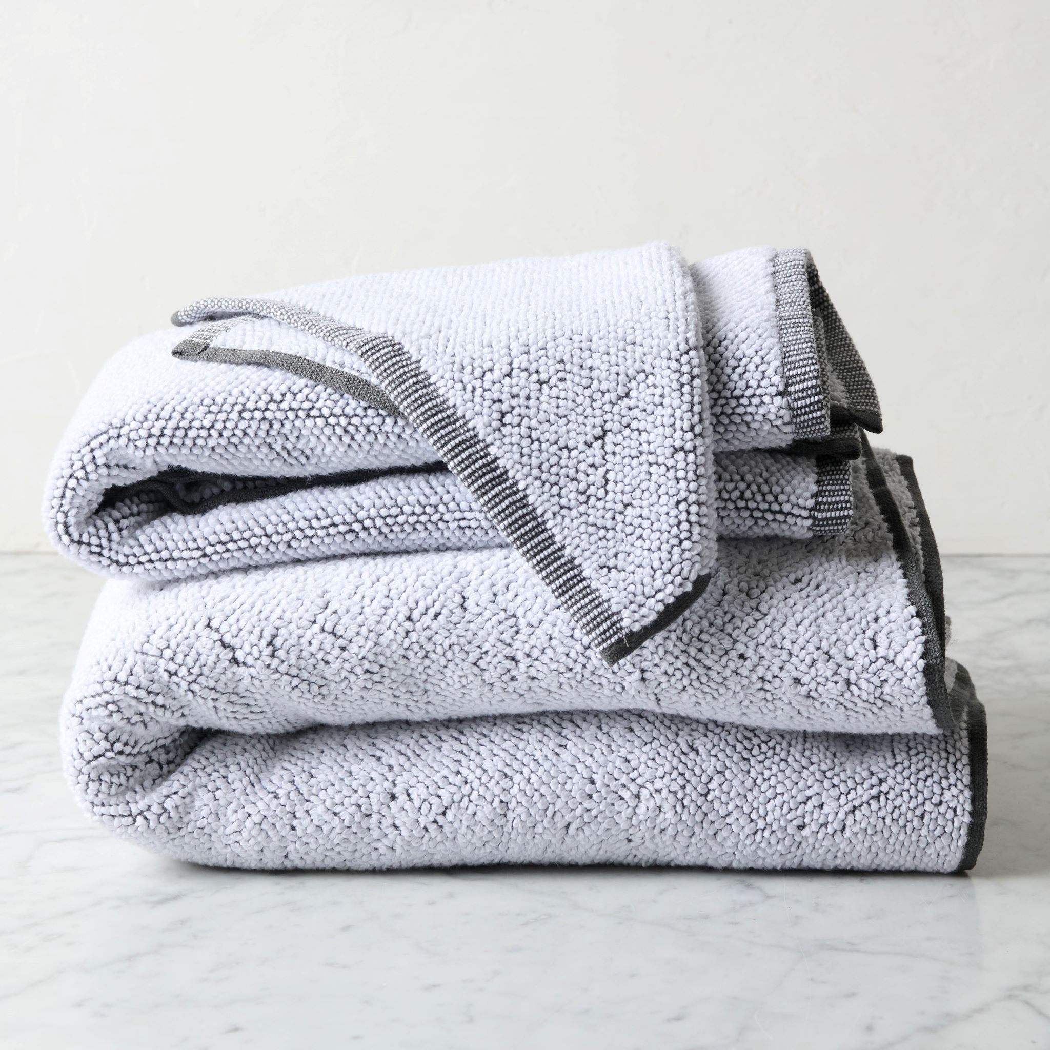 Charcoal Assisi Textured Towel Items range from $14.00 to $40.00