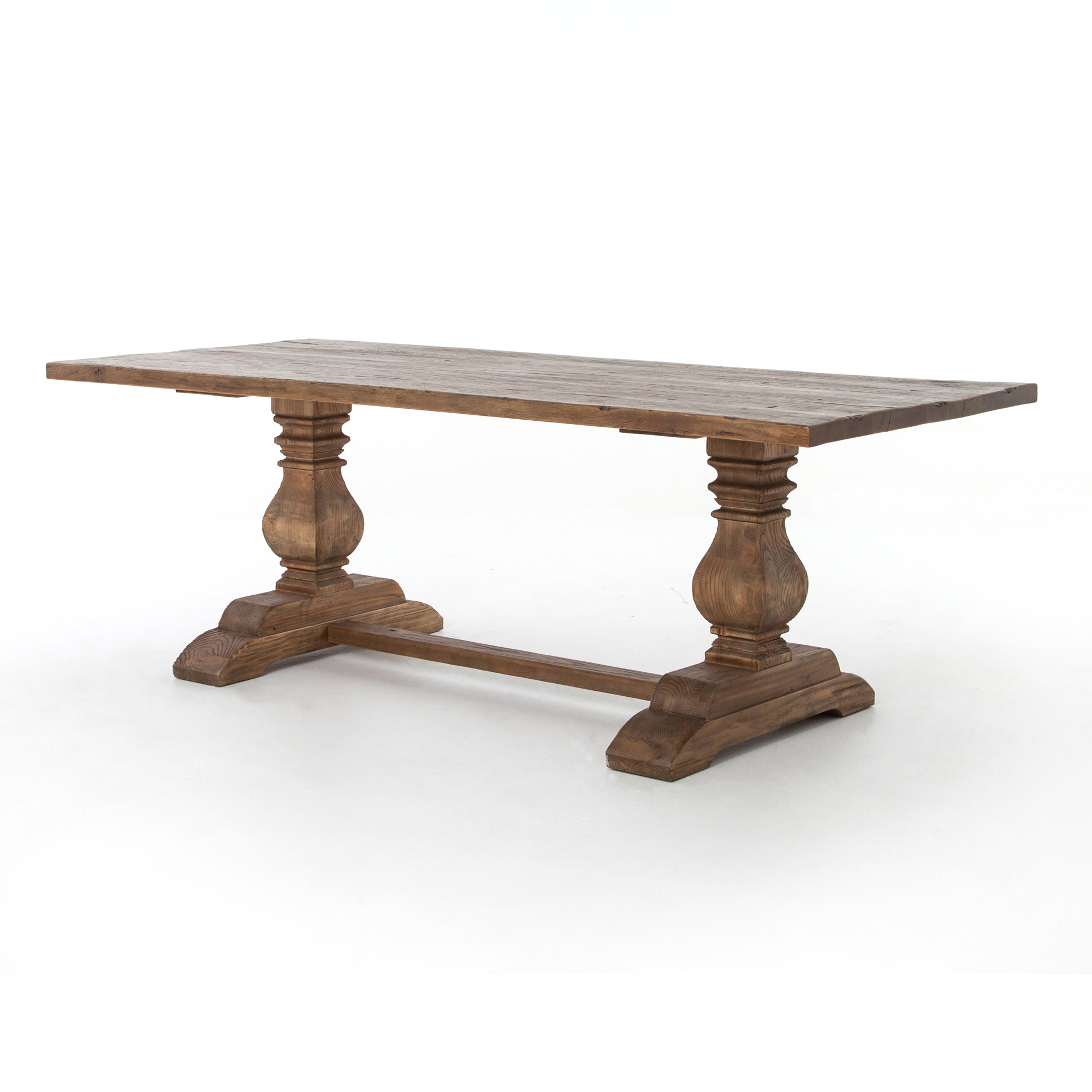 traditional wooden trestle base dining table Items range from $2899.00 to $3299.00