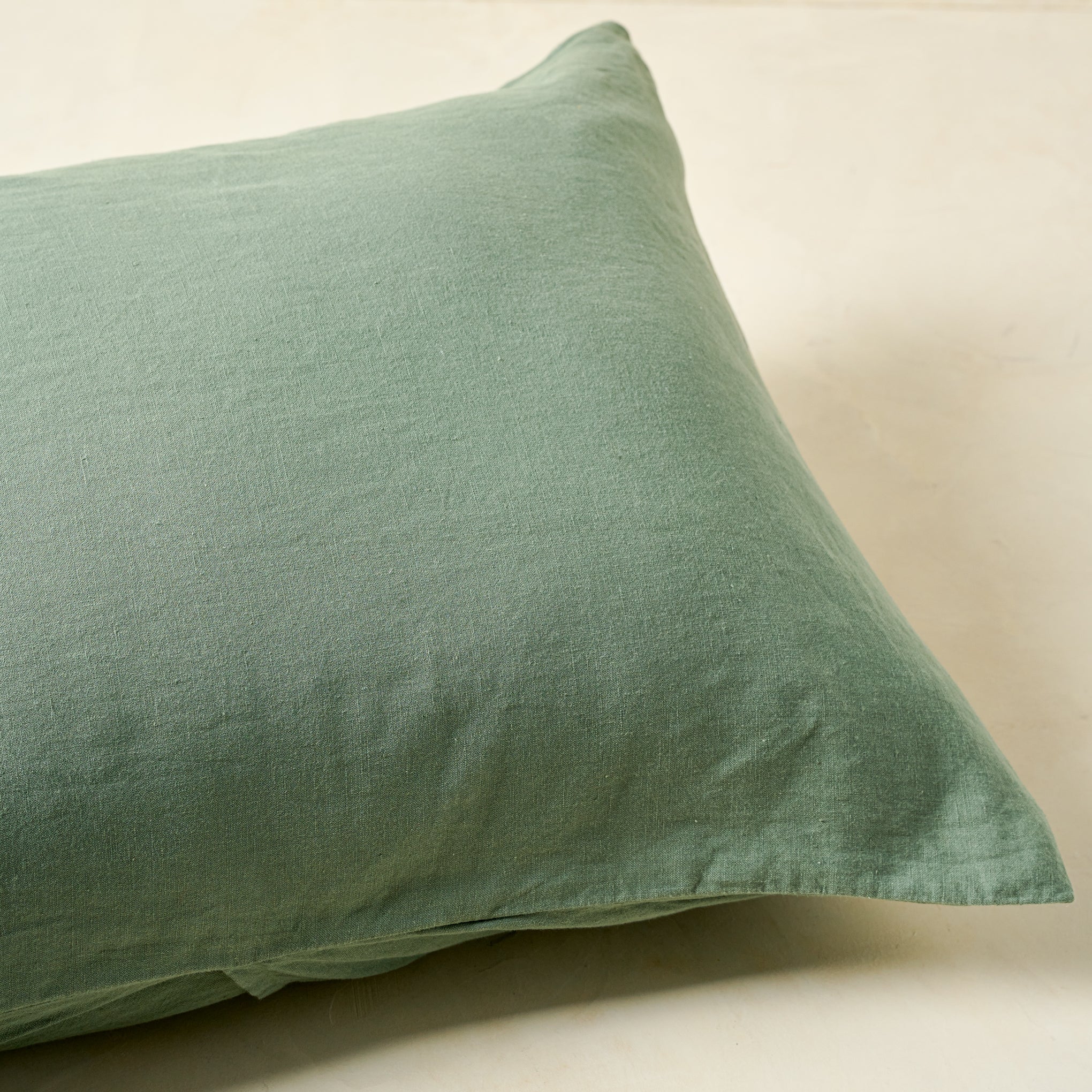 Dusty Green Linen Cotton Sham Items range from $39.00 to $49.00