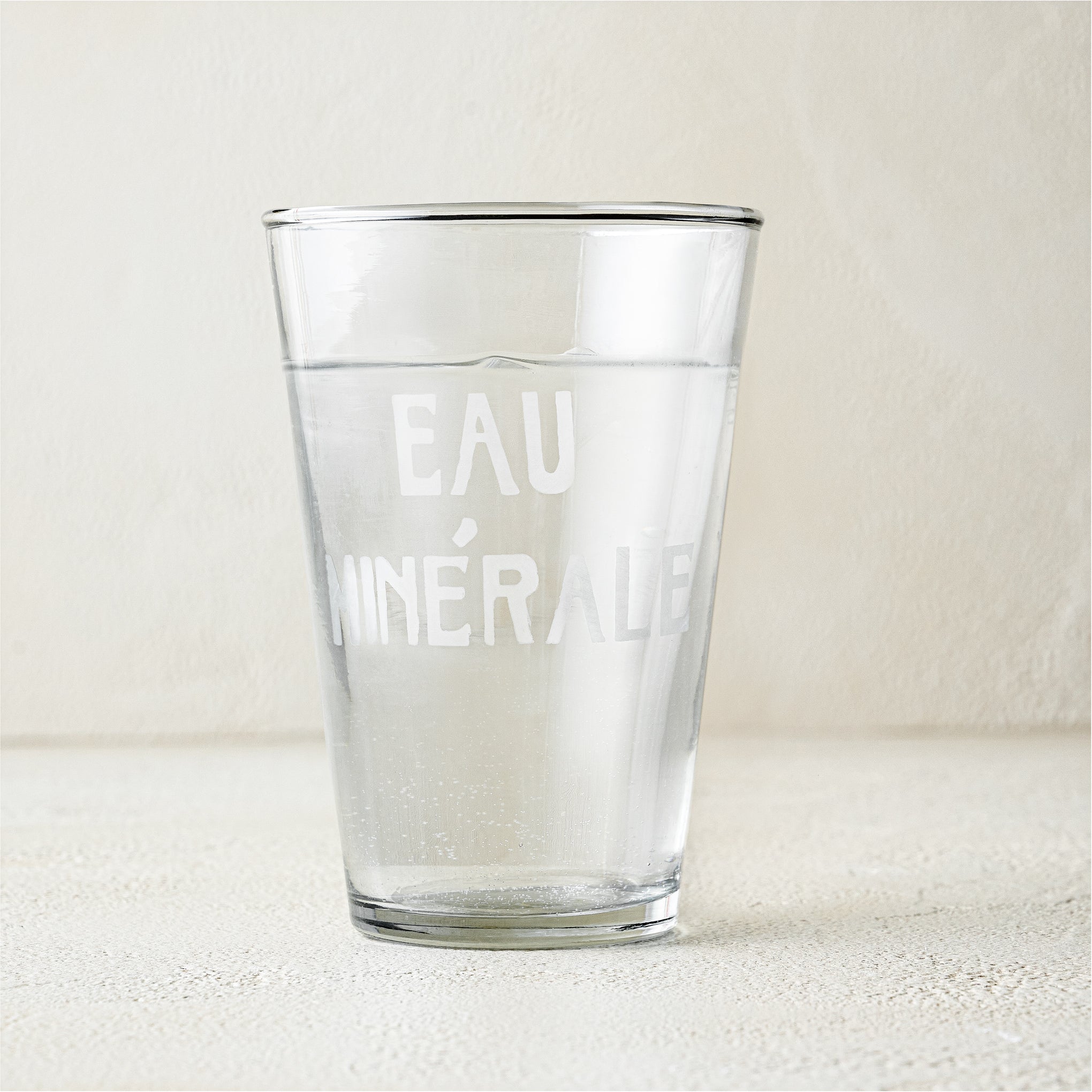 Eau Minerale Glass