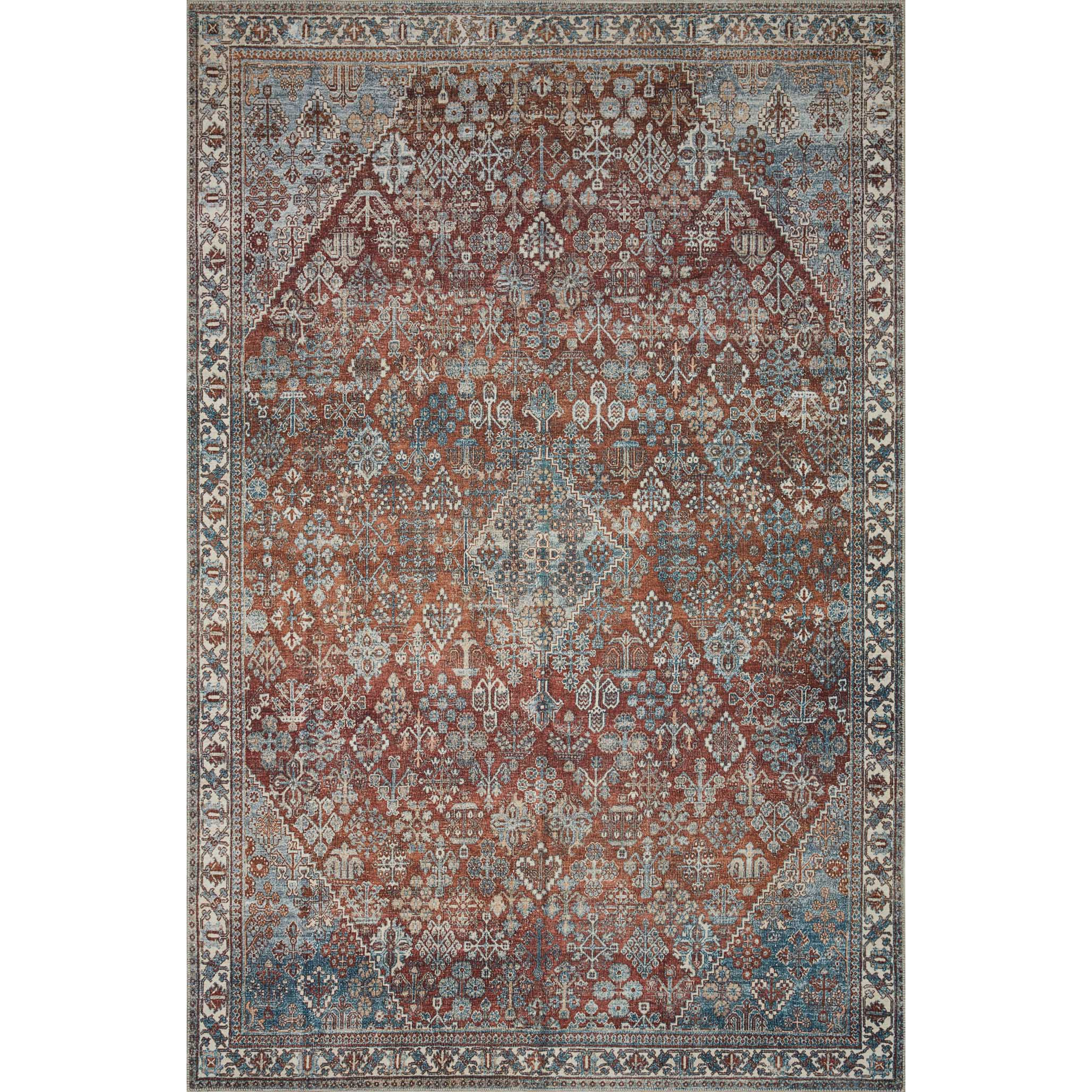 Lenna Brick Sky Rug