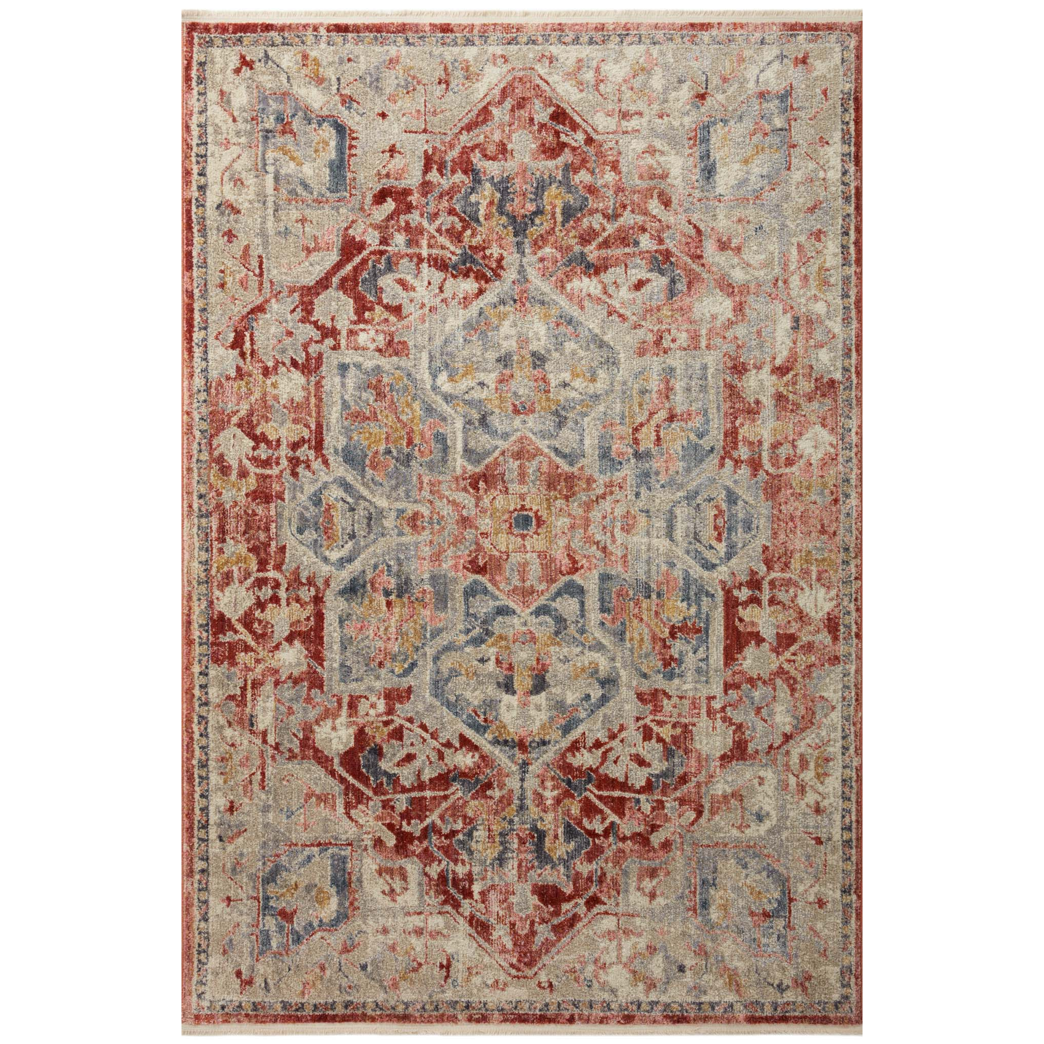 Janey Garnet Multi Rug