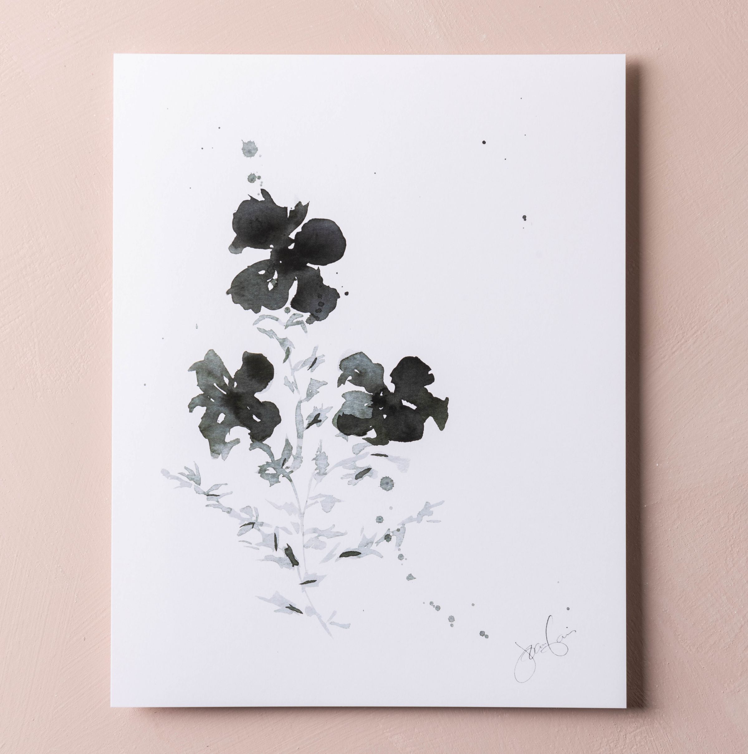 Botanical Watercolor Print