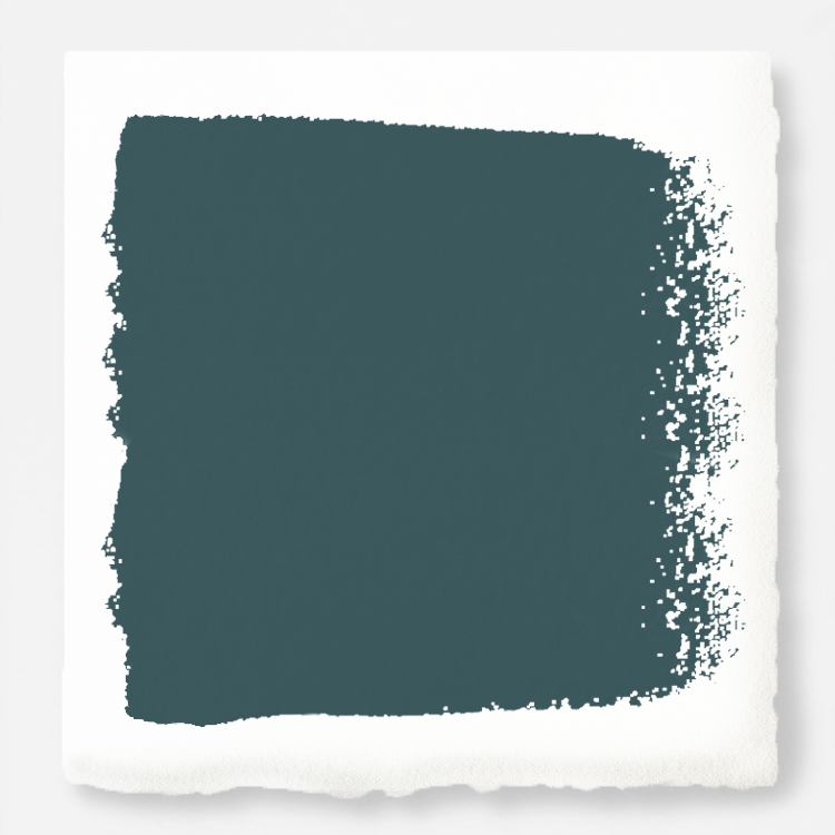 dark denim blue interior paint named weekend