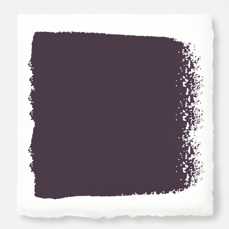 Deep eggplant purple interior paint