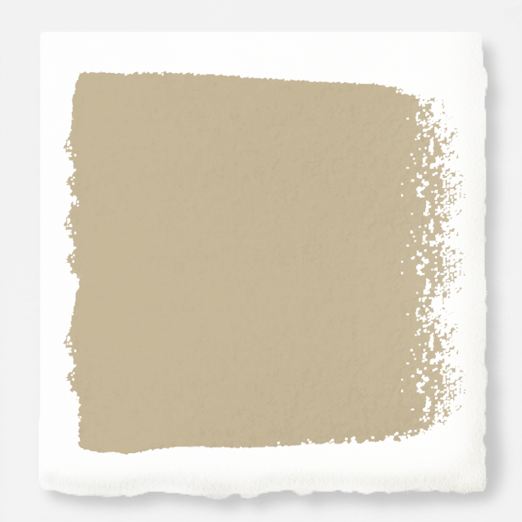 Tan and beige with notes of honey interior paint named embossed letter