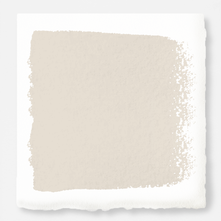 Oatmeal white with peach undertones interior paint named soft linen