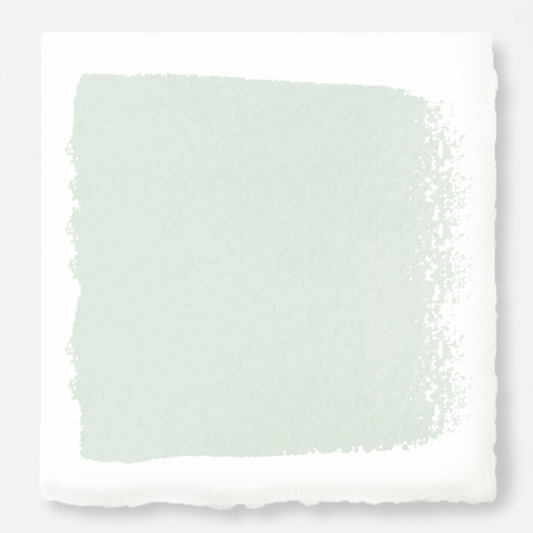 Almost white blended with gray tones interior paint named cloudy gray