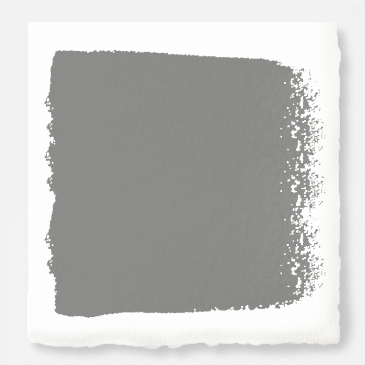 A warm mid-tone gray interior paint