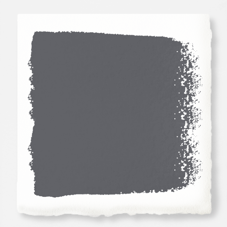 Deep slate gray paint with blue undertones named texas storm