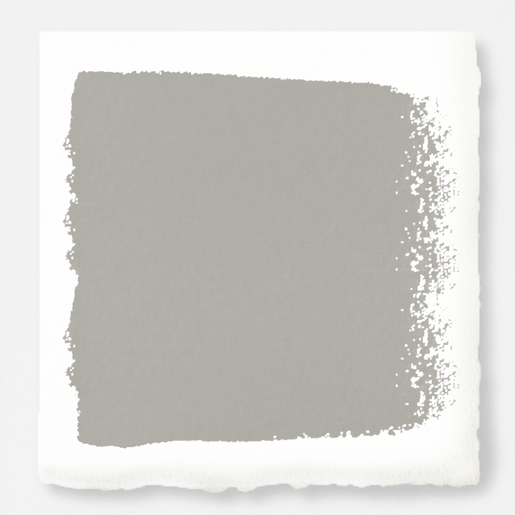 A pure gray lightly dusted with a tan hue interior paint swatch Items range from $3.49 to $59.99