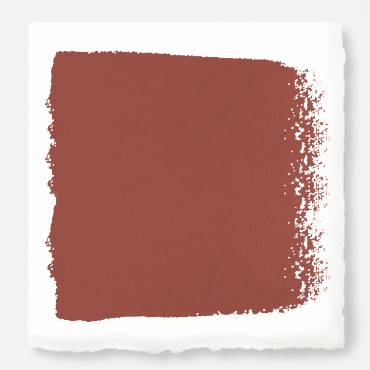 dark rust-red paint