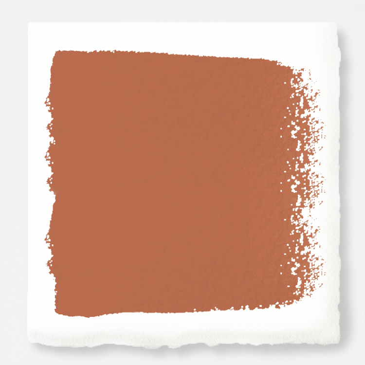 burnt orange paint named work worn wood