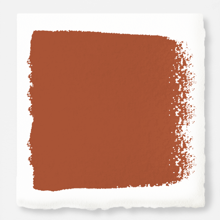 Deep Terra Cotta interior paint named on bosque