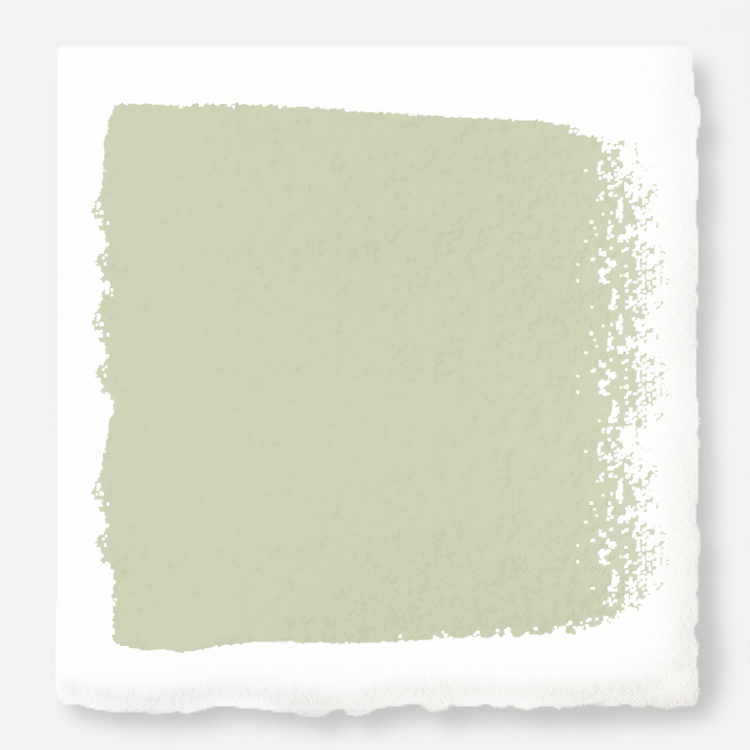 A light khaki green interior paint named summer hay