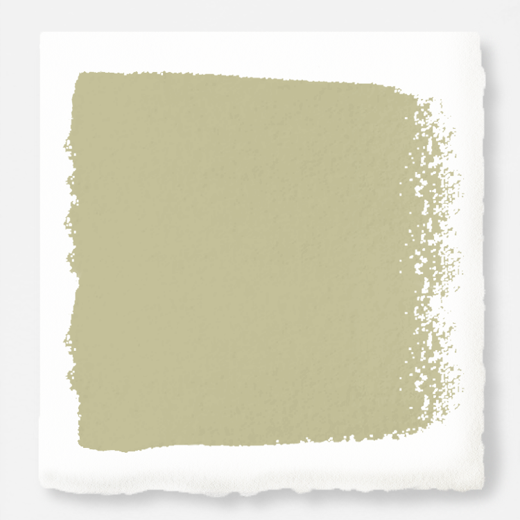 Light wasabi green interior paint