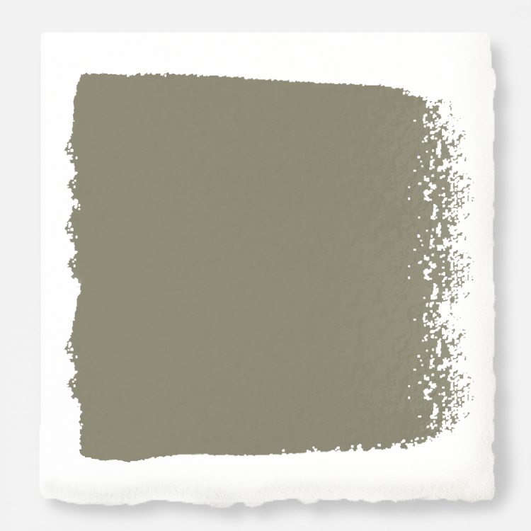 Lighter shade of army green with notes of hazel interior paint