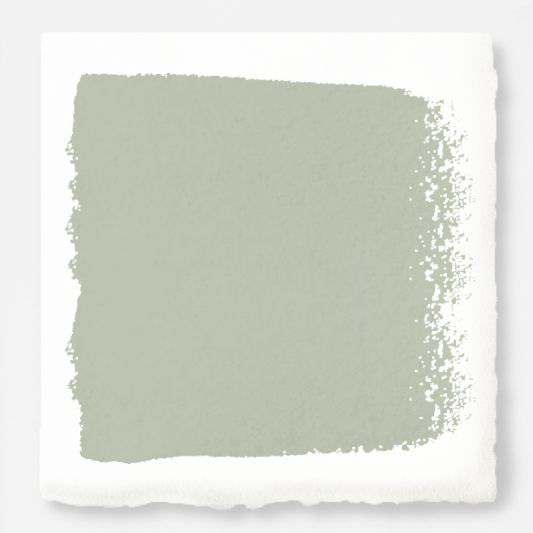 Creamy mint green interior paint named clean lines